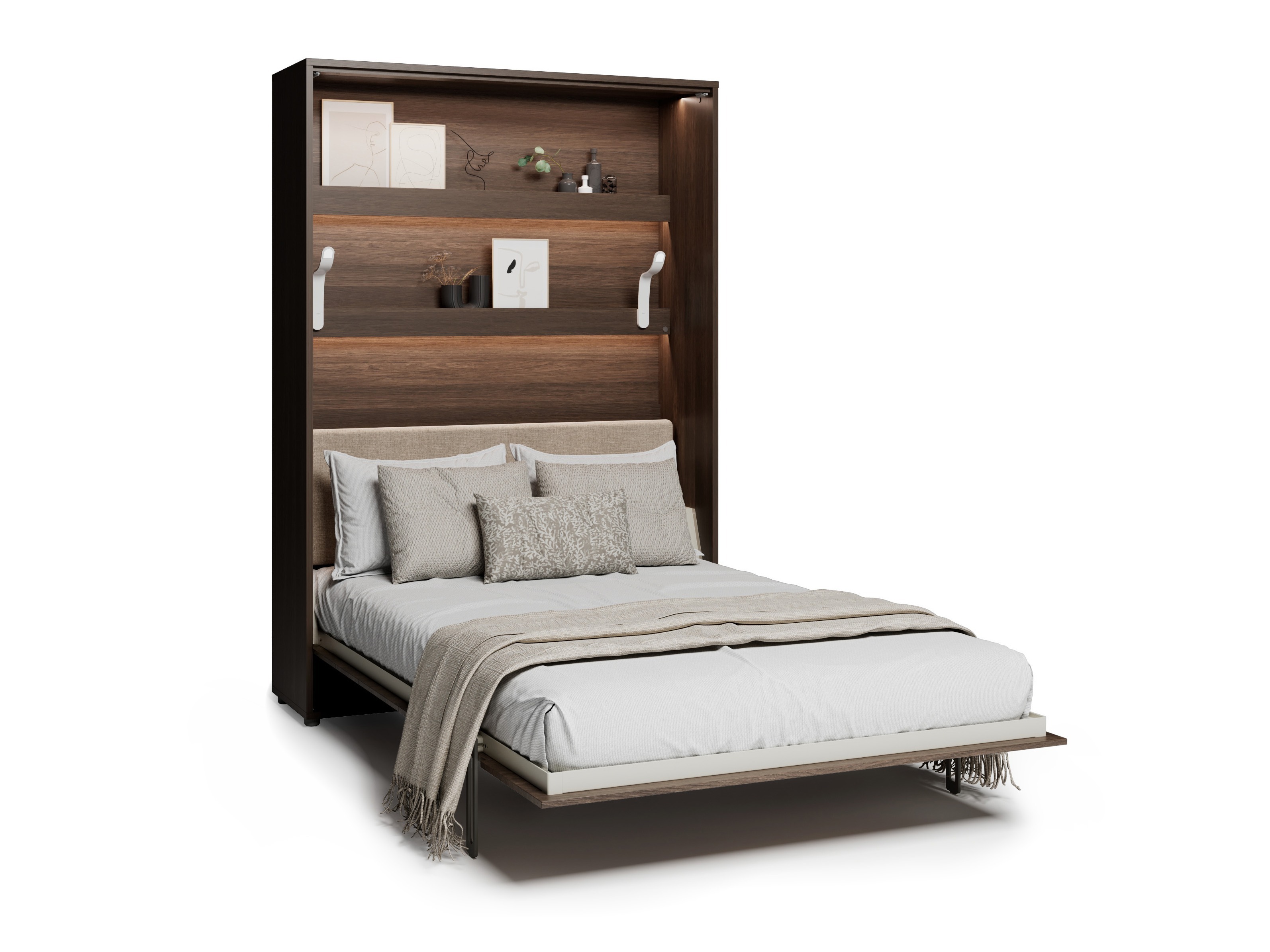 Cama plegable Concept Lenart IX (Roble oscuro)