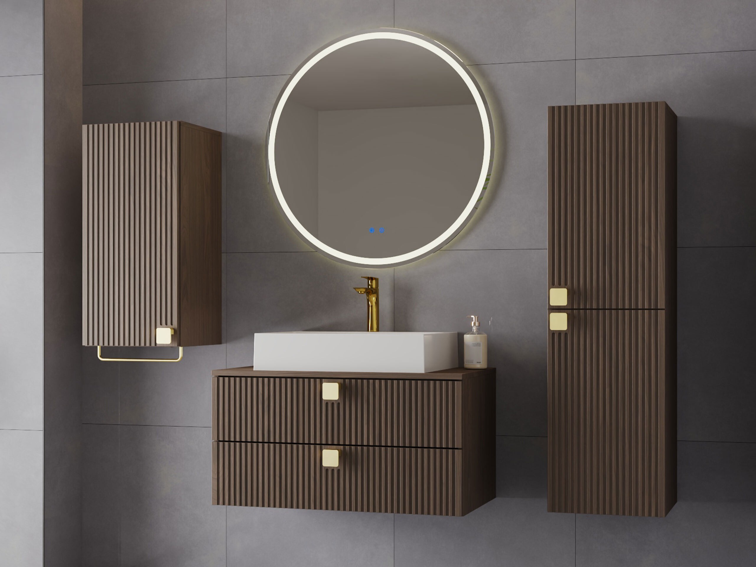 Conjunto de mueble de baño Gratal I