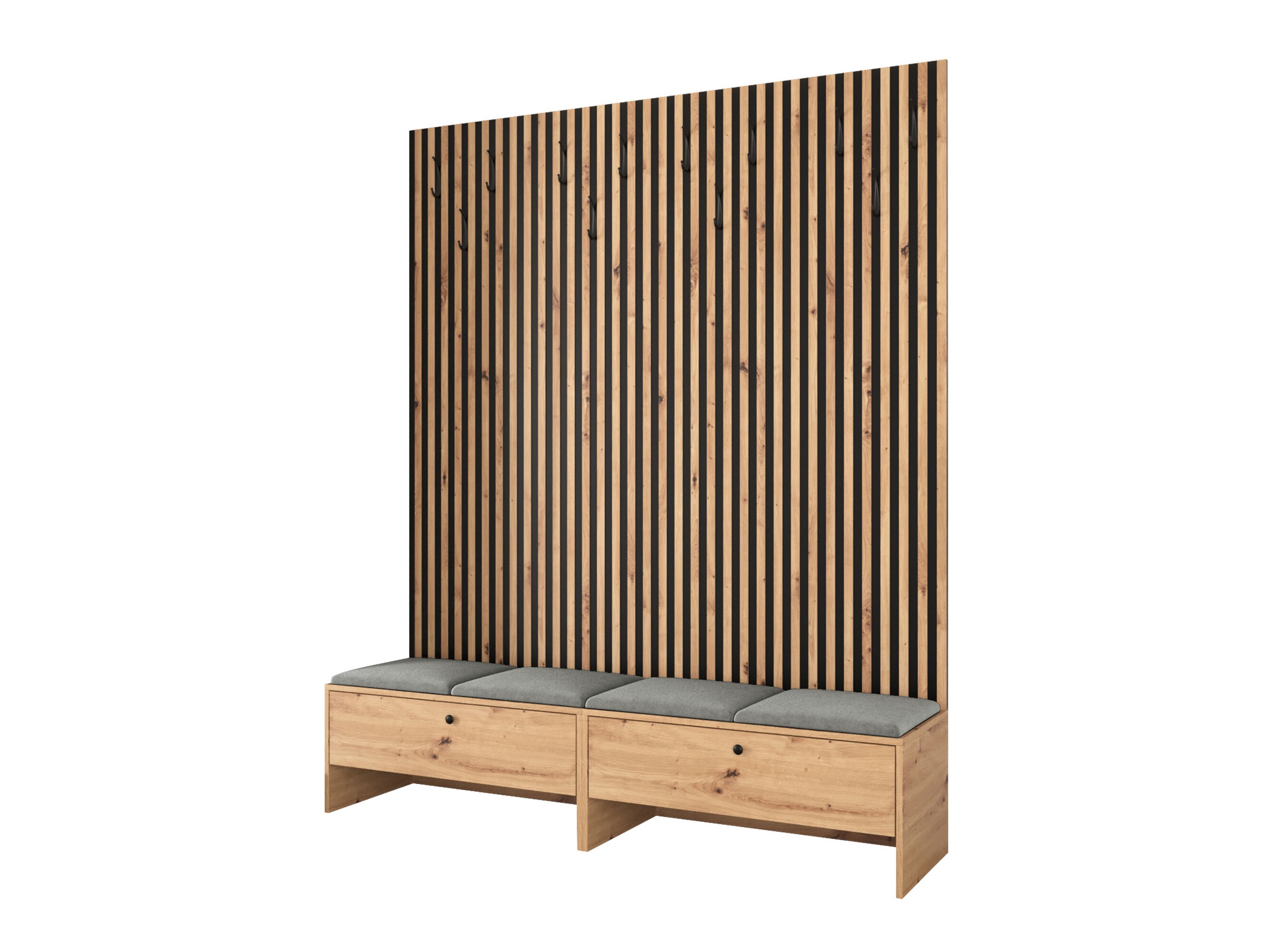Conjunto para recibidor Donio V (Roble Artisan + Polo 894)
