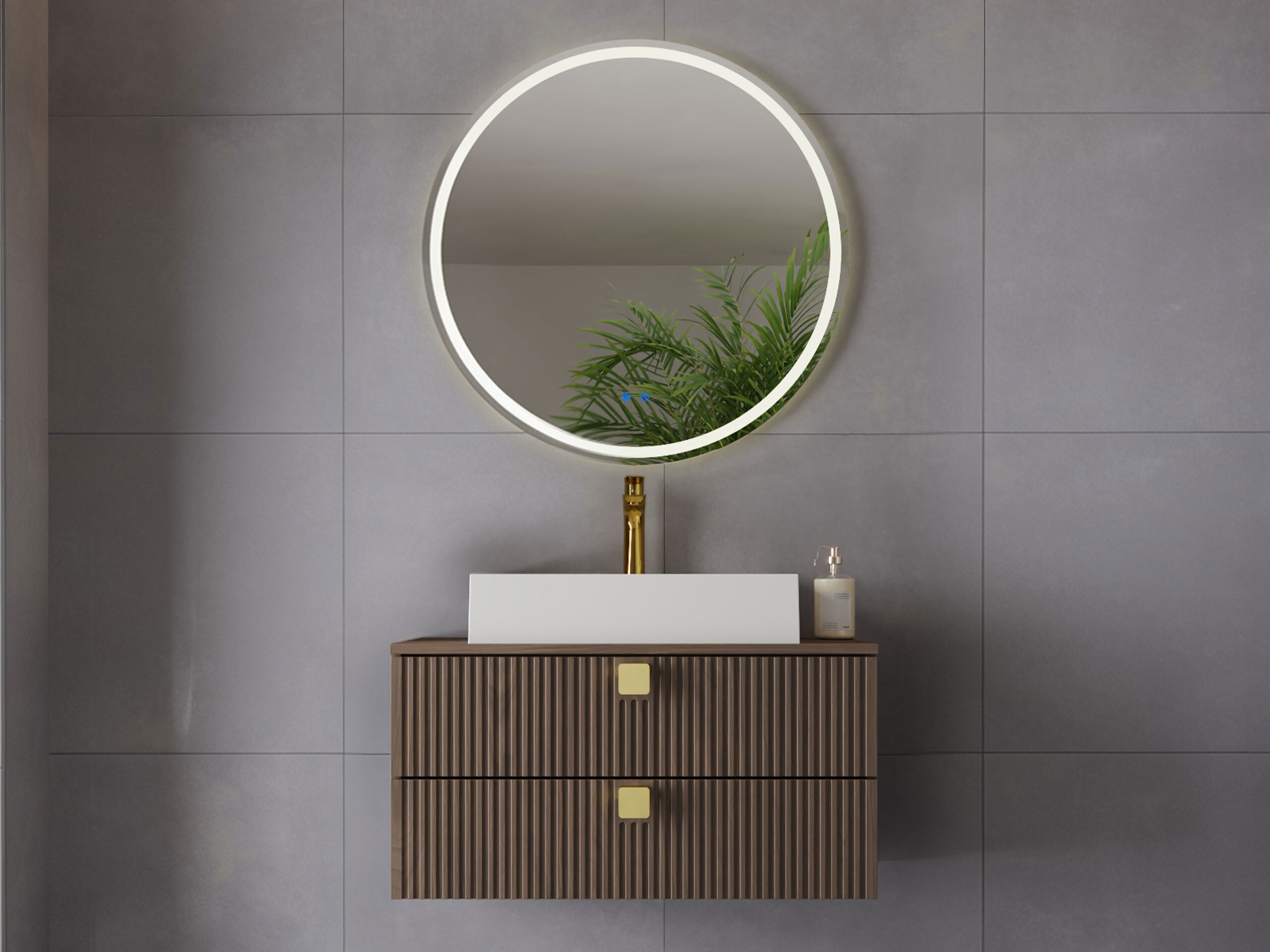 Armario de baño colgante para lavabo Gratal