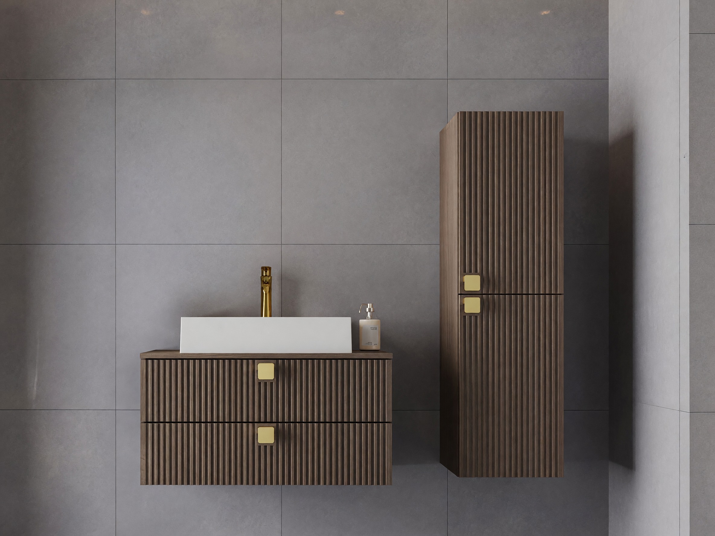 Conjunto de mueble de baño Gratal III