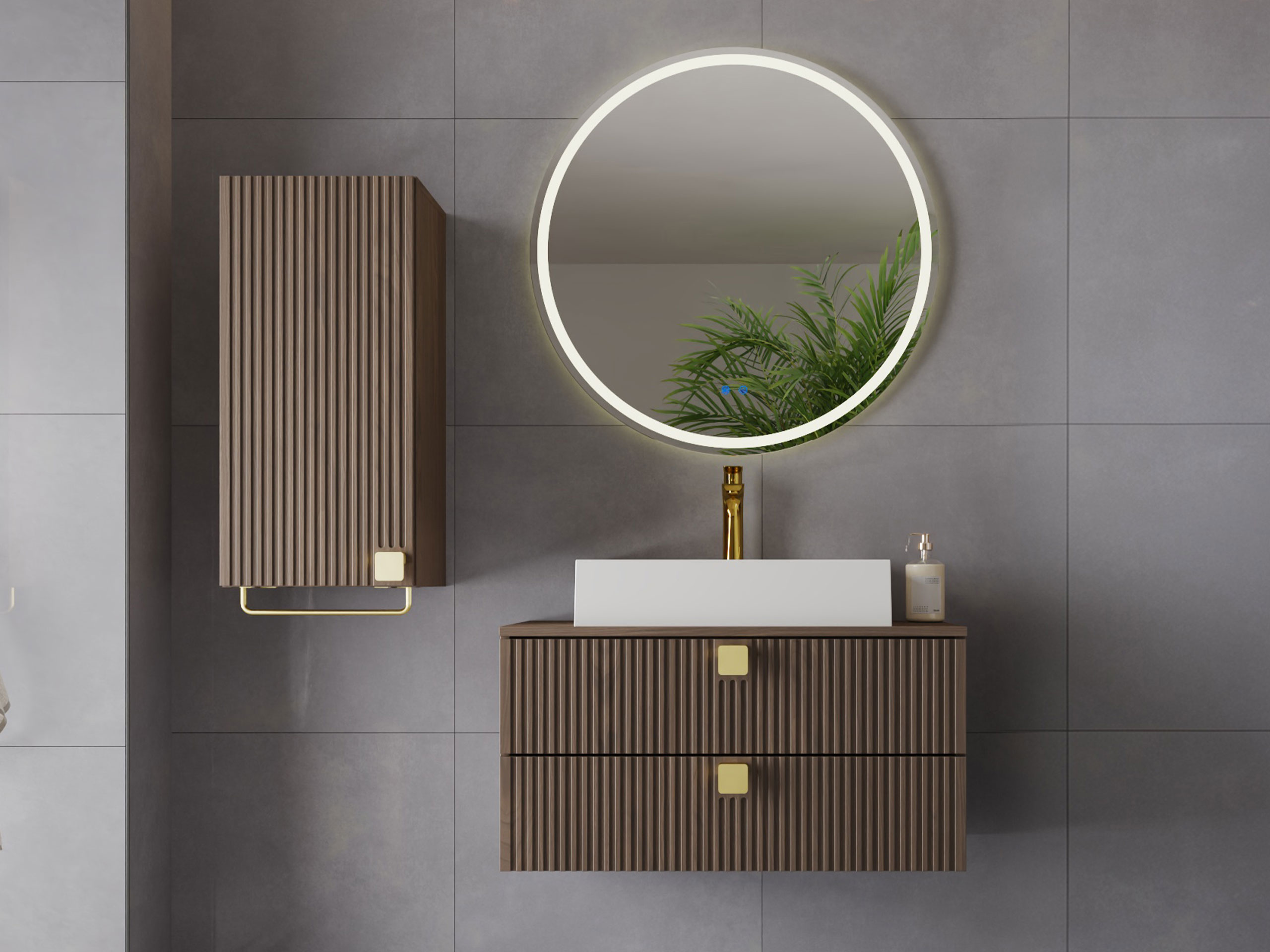 Conjunto de mueble de baño Gratal IV