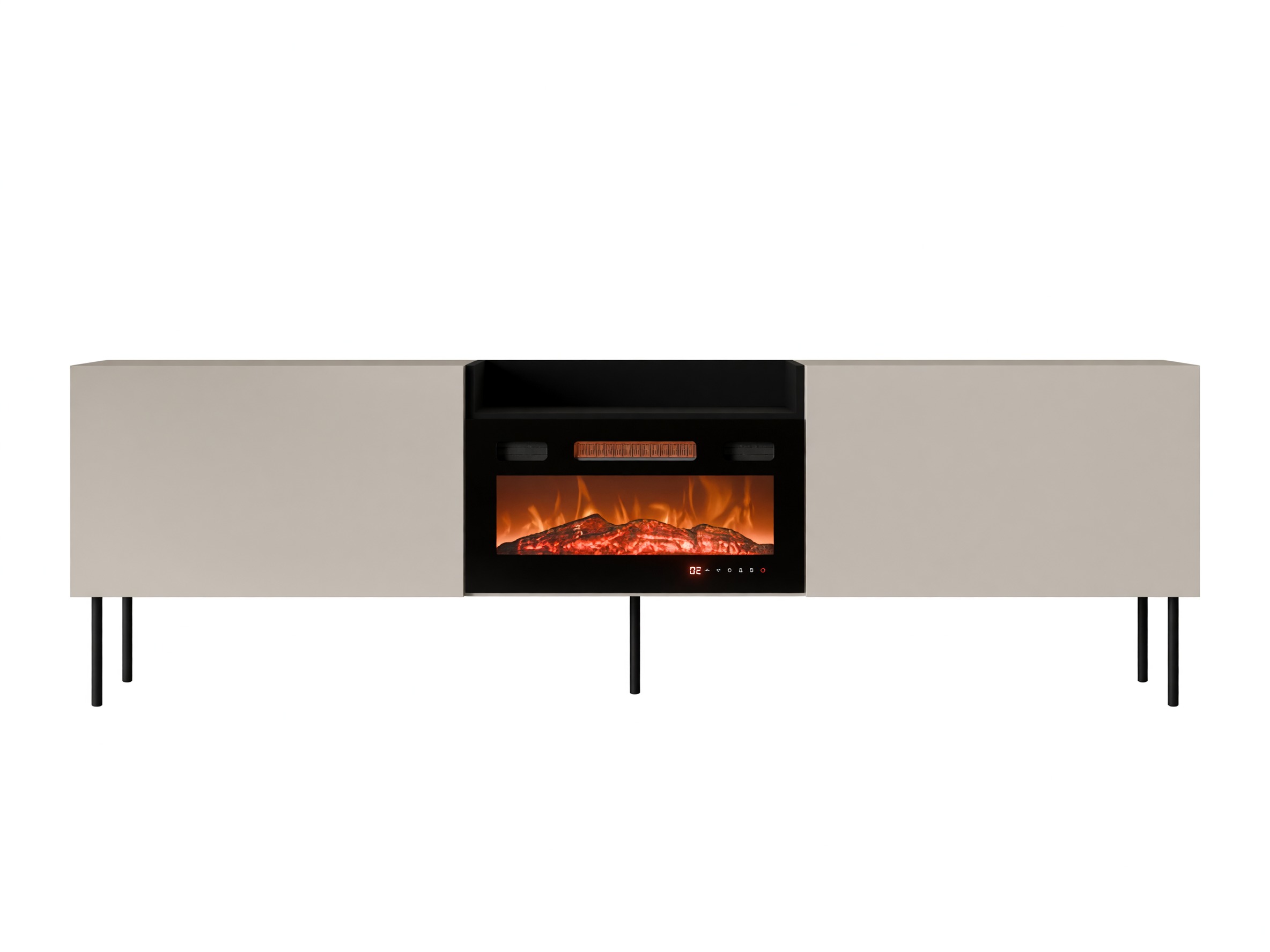 Mueble TV Charlotte 216 (Cachemira + Negro)