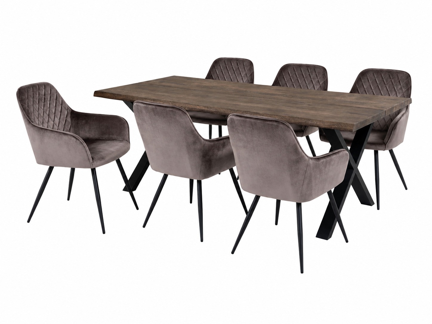 Conjunto de mesas y sillas para comedor Brea 348