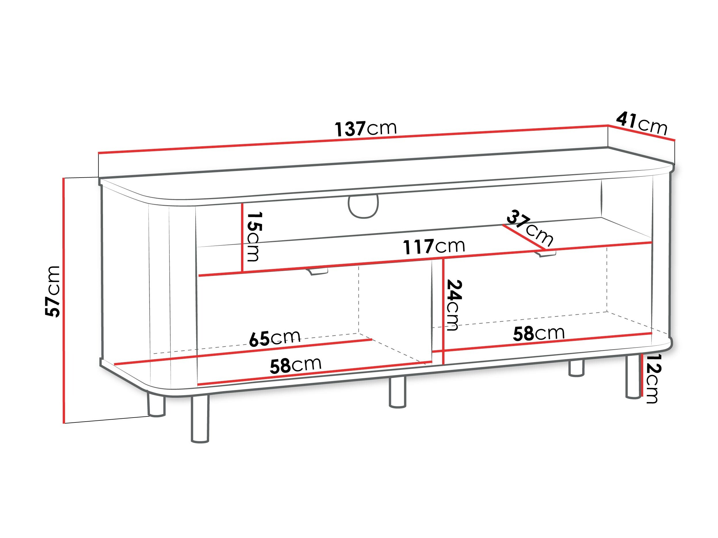 Mueble TV Larala 106 (Beige grisáceo)