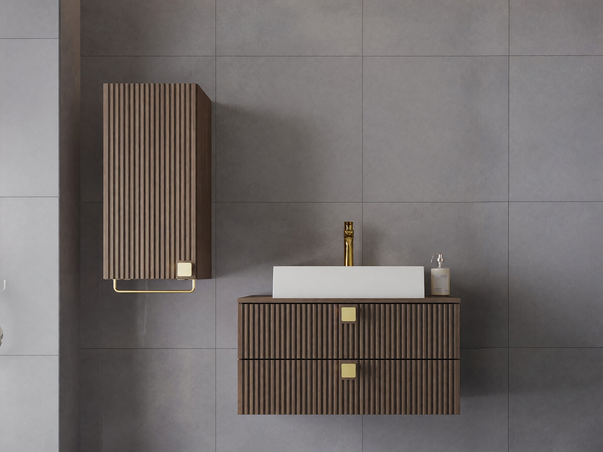 Conjunto de mueble de baño Gratal IV