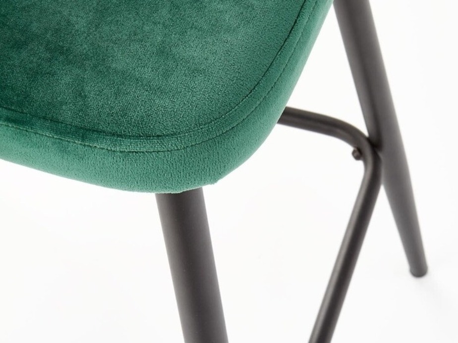 Taburete alto Houston 881 (Verde oscuro + Negro)