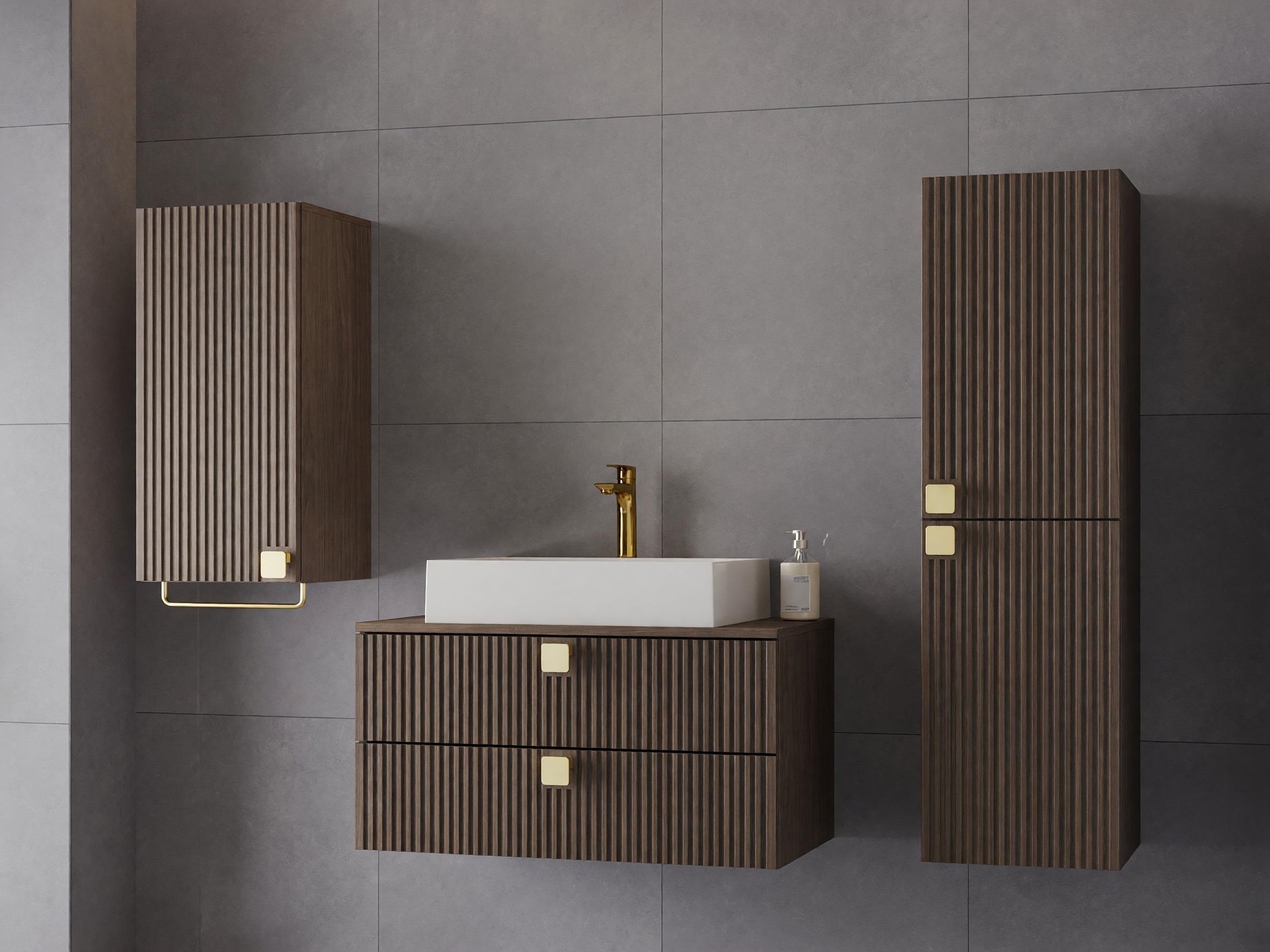Conjunto de mueble de baño Gratal I