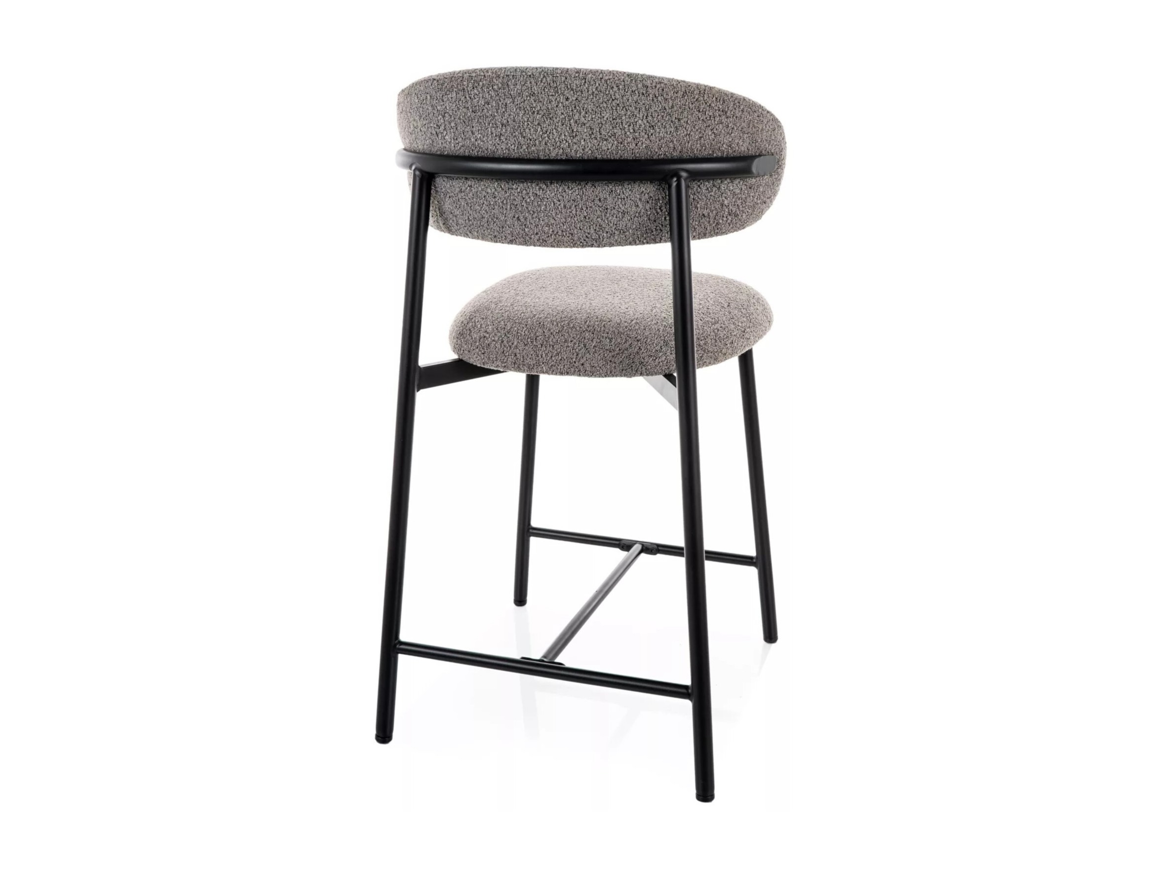 Taburete alto Detroit 1062 (Gris + Negro)