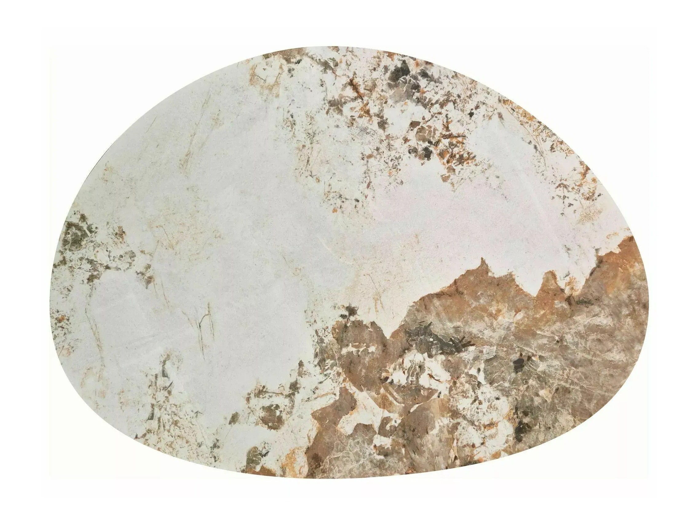 Mesa de centro Detroit 1064 (Motivo de piedra + Nogal oscuro)