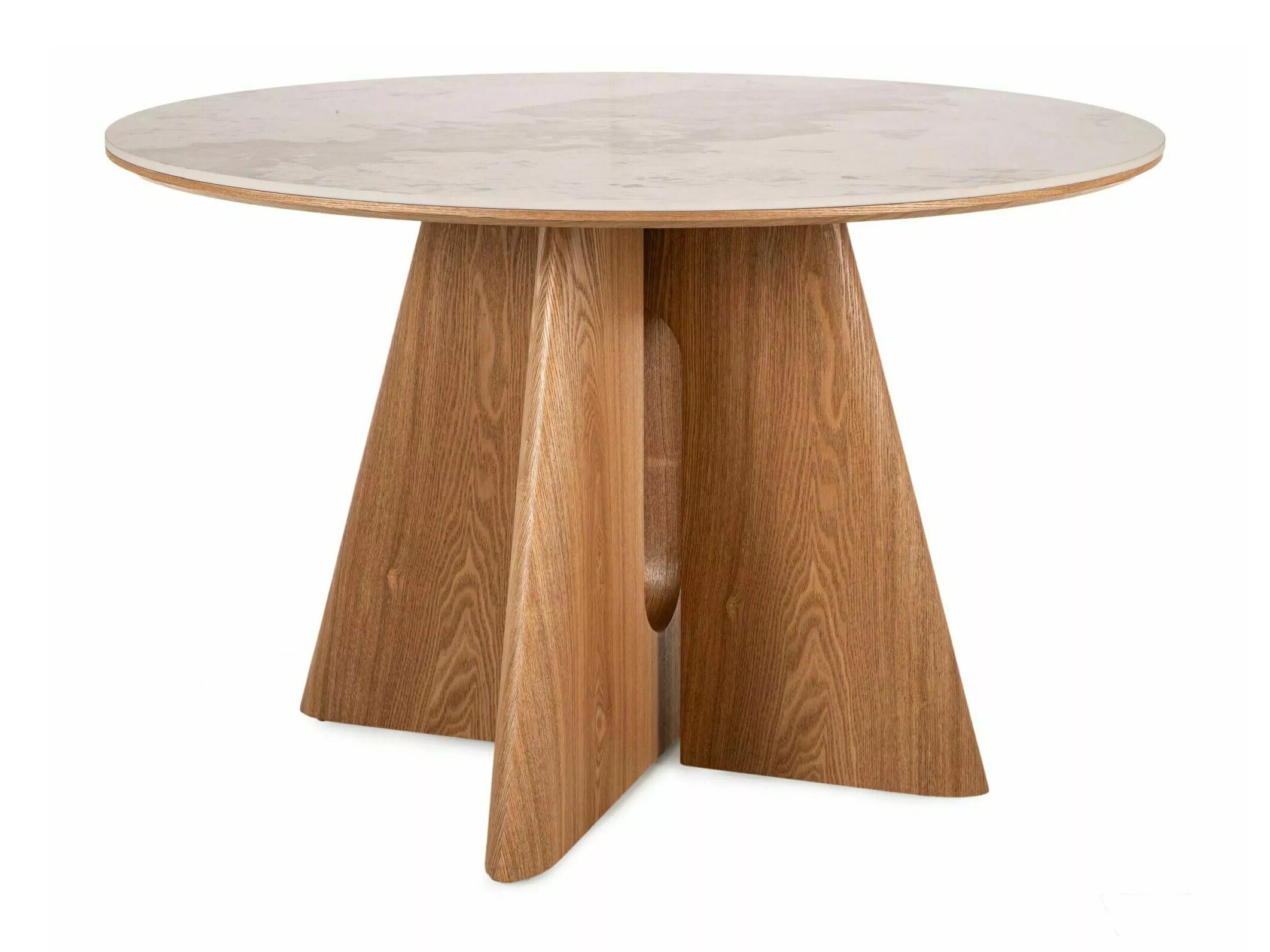 Mesa Detroit 1073 (Motivo de piedra + Roble)