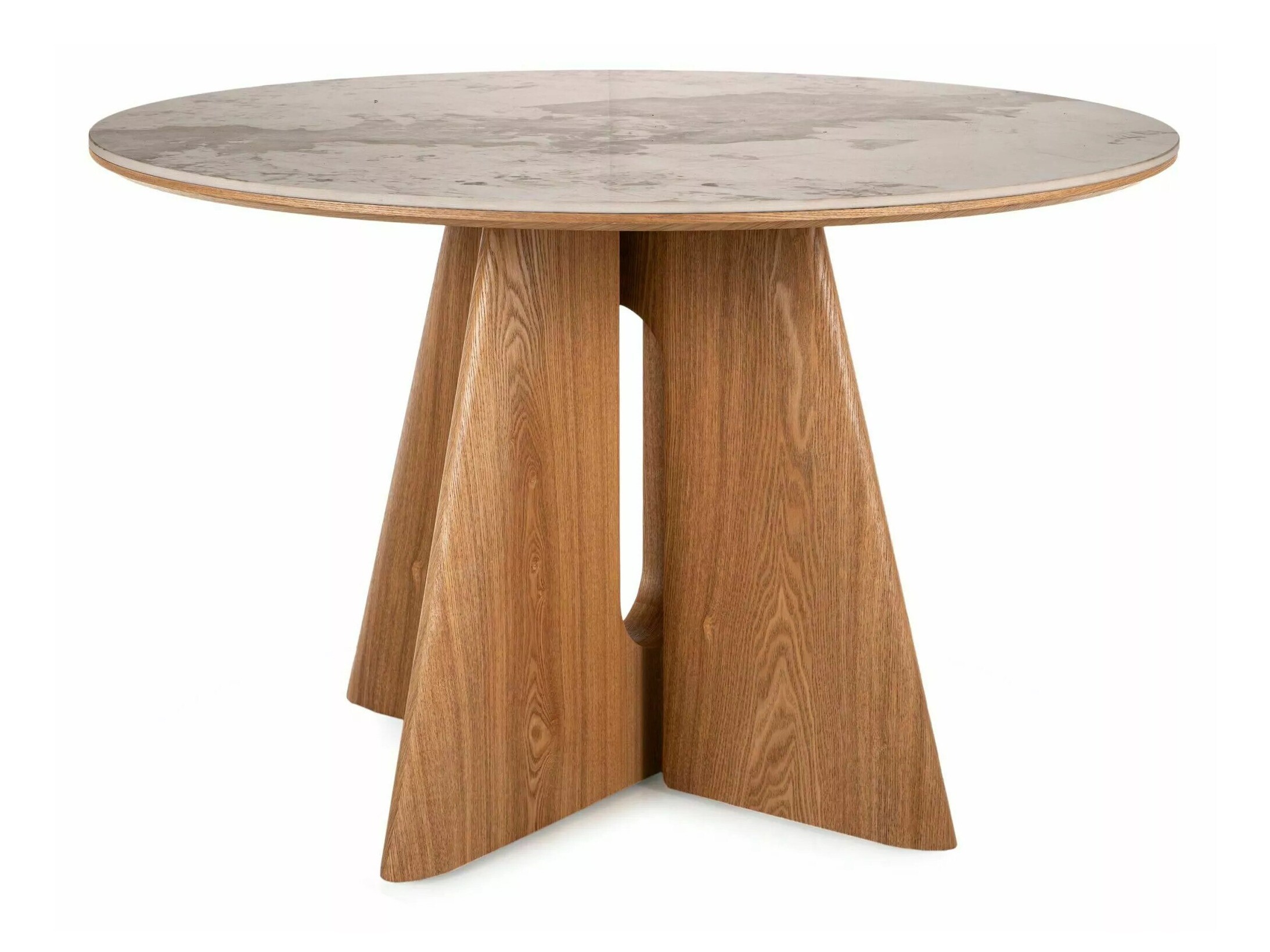 Mesa Detroit 1073 (Motivo de piedra + Roble)