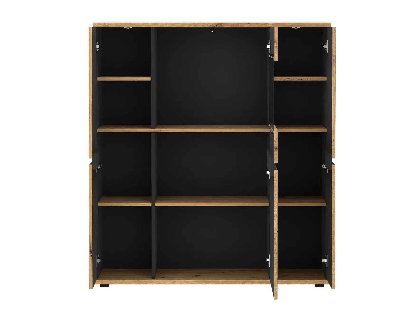 Aparador Deldori 103 (Roble Artisan + Antracita)
