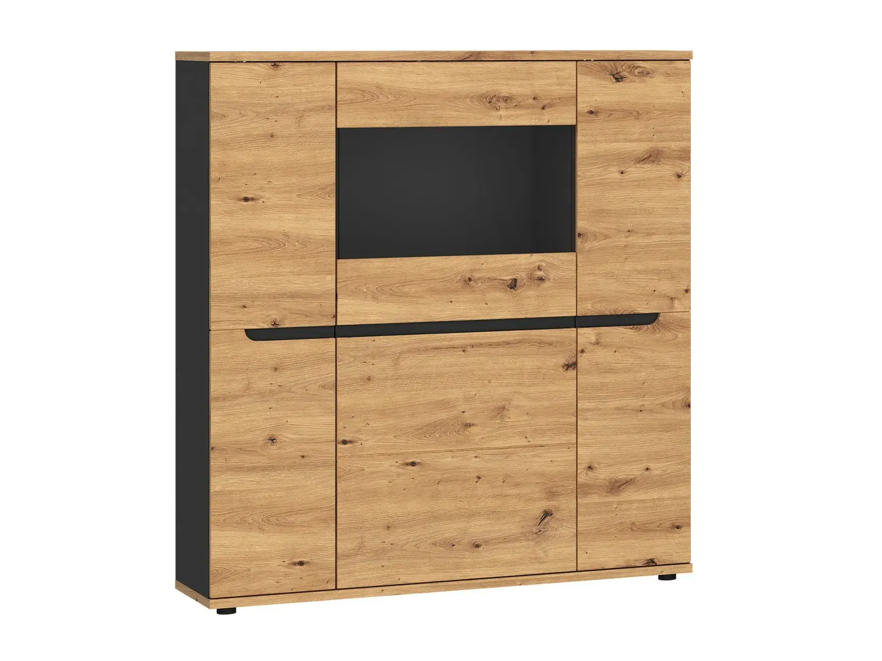 Aparador Deldori 103 (Roble Artisan + Antracita)