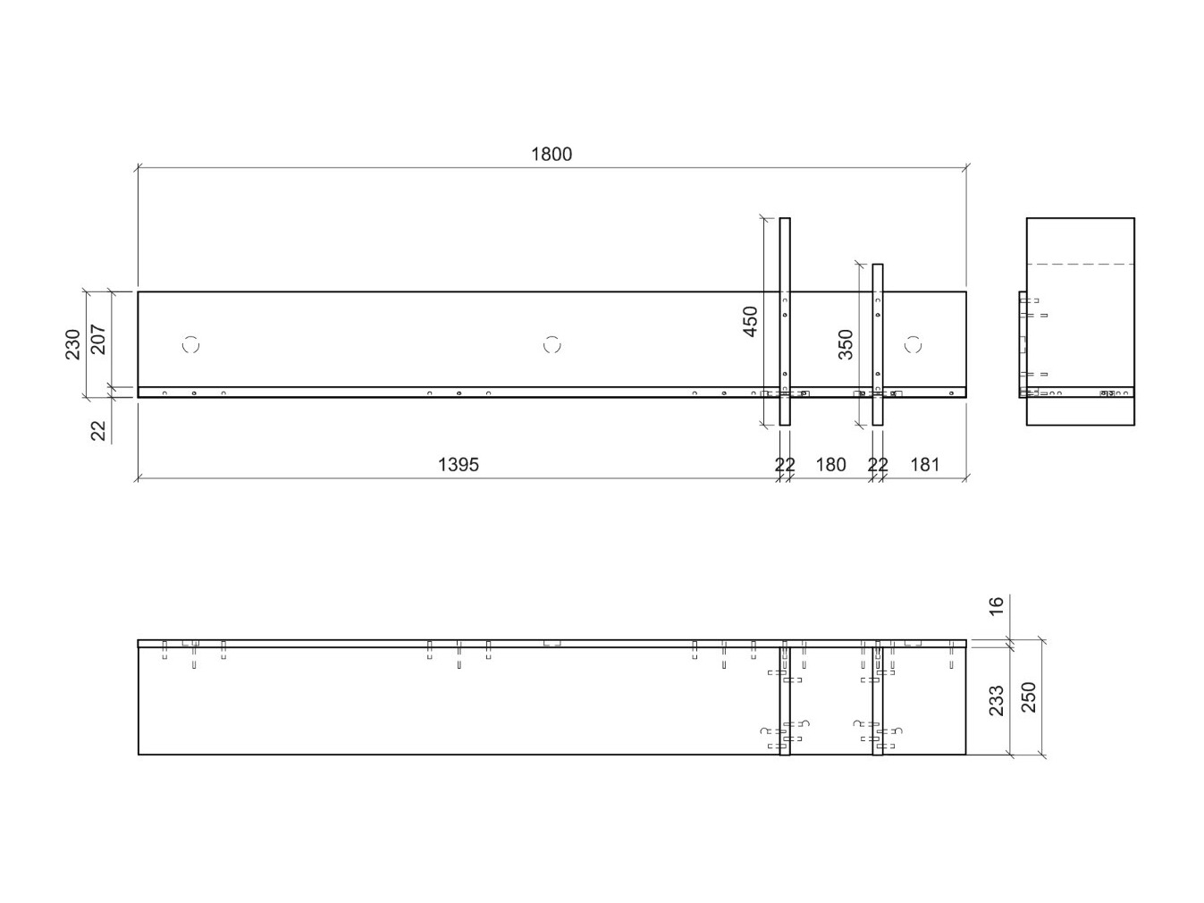 Estantería de pared Lirfela 103