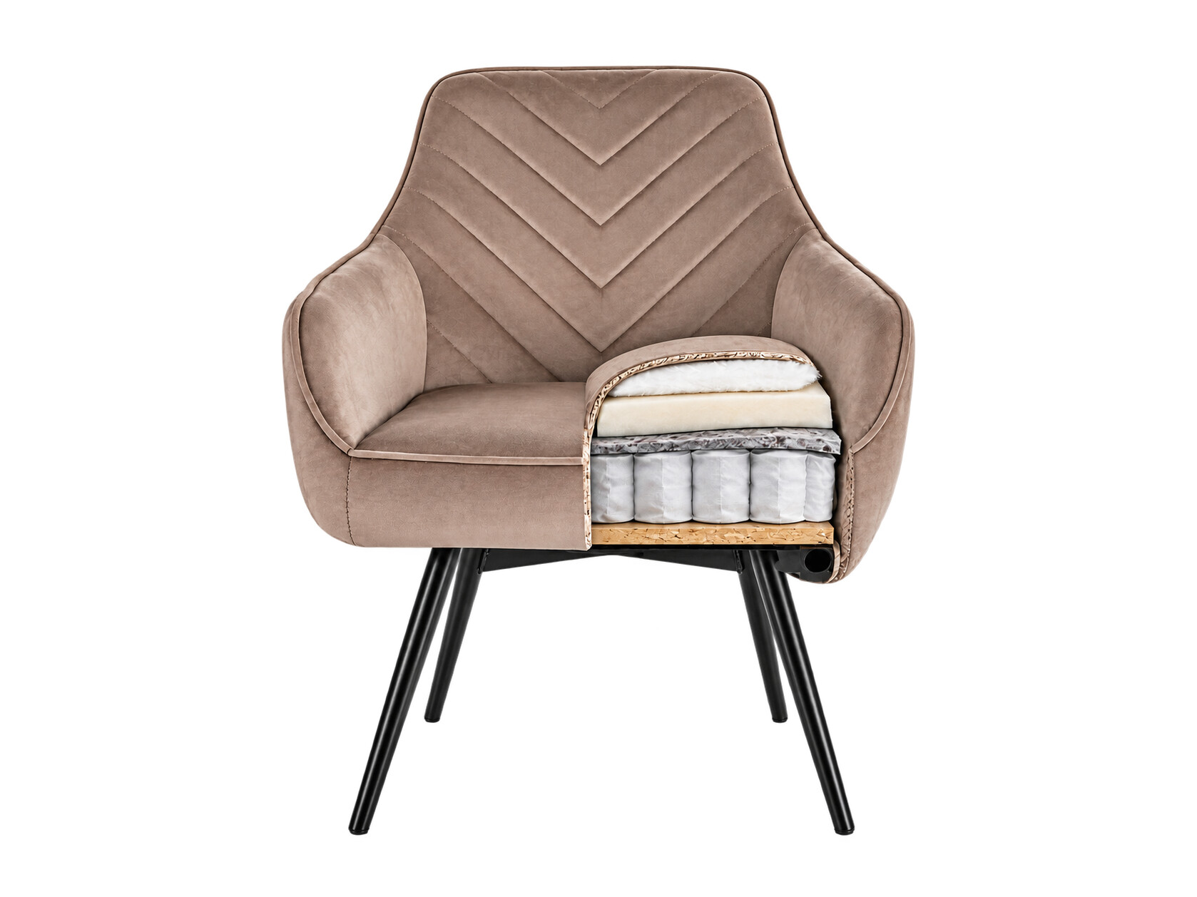 Silla Detroit 734 (Negro)
