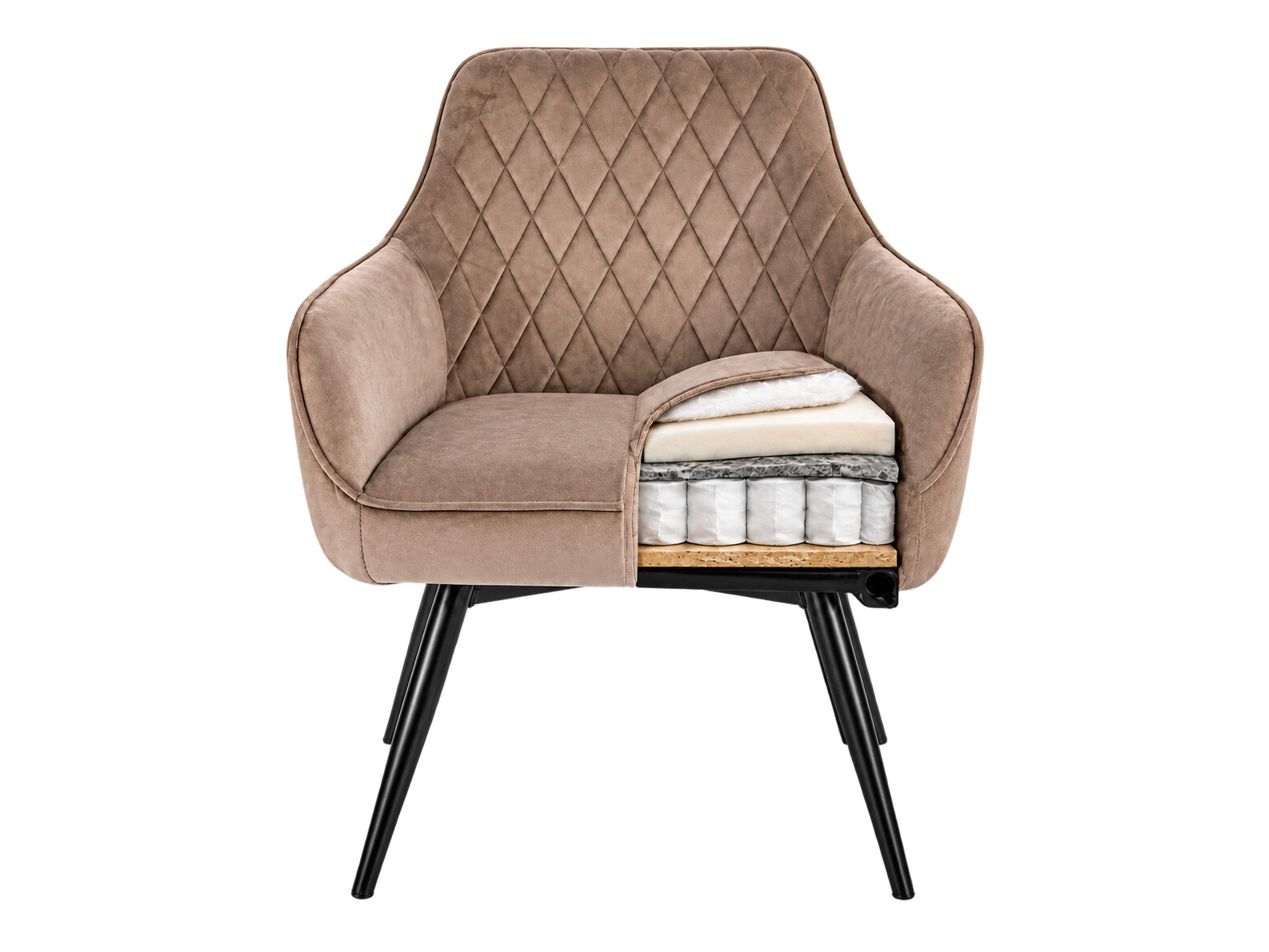 Silla Detroit 845 (Gris)