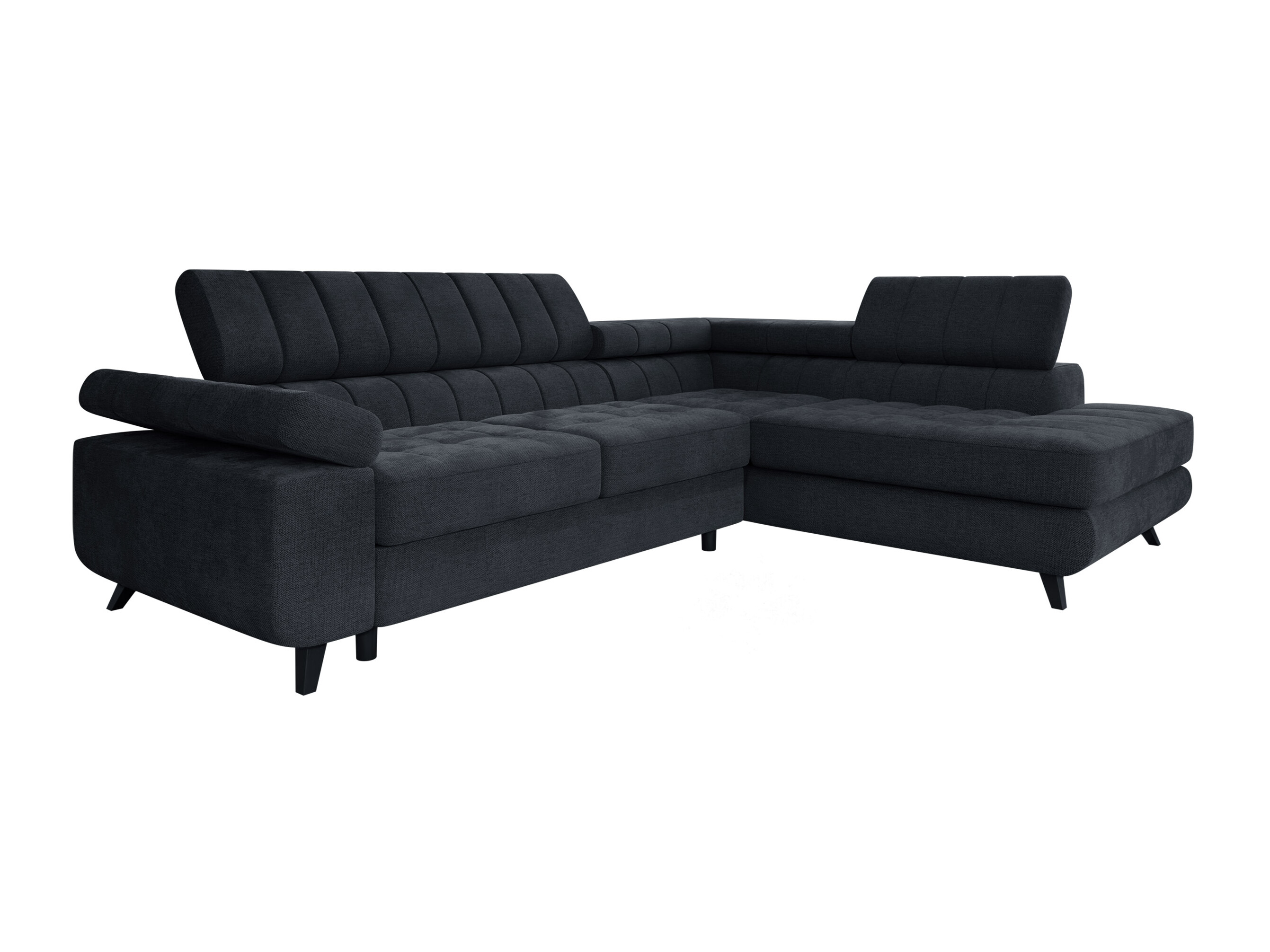 Sofá rinconero Comfivo Agnus (Spirit Black)