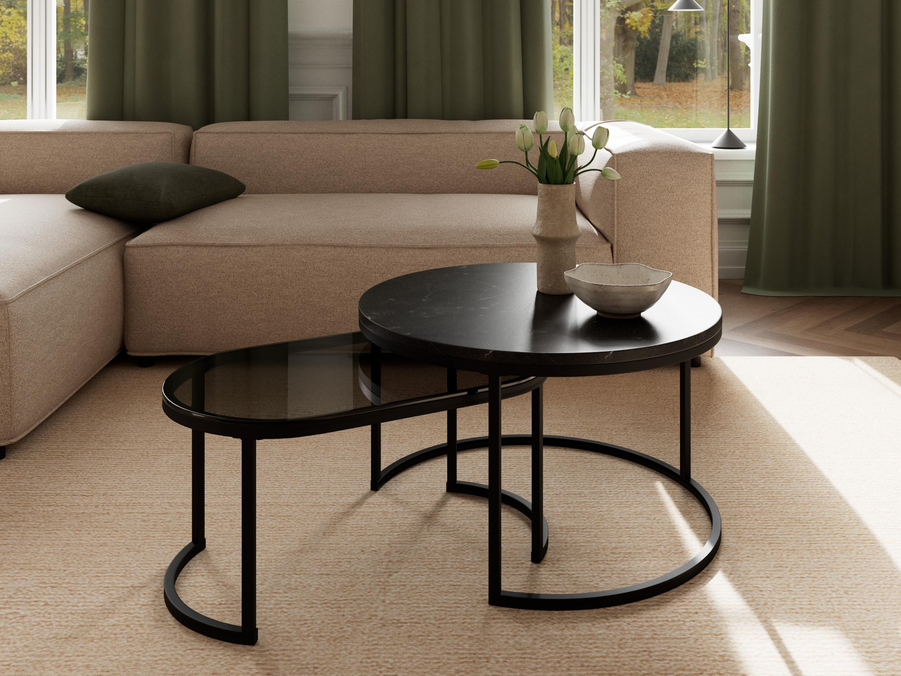 Conjunto mesa de centro Norsica 381