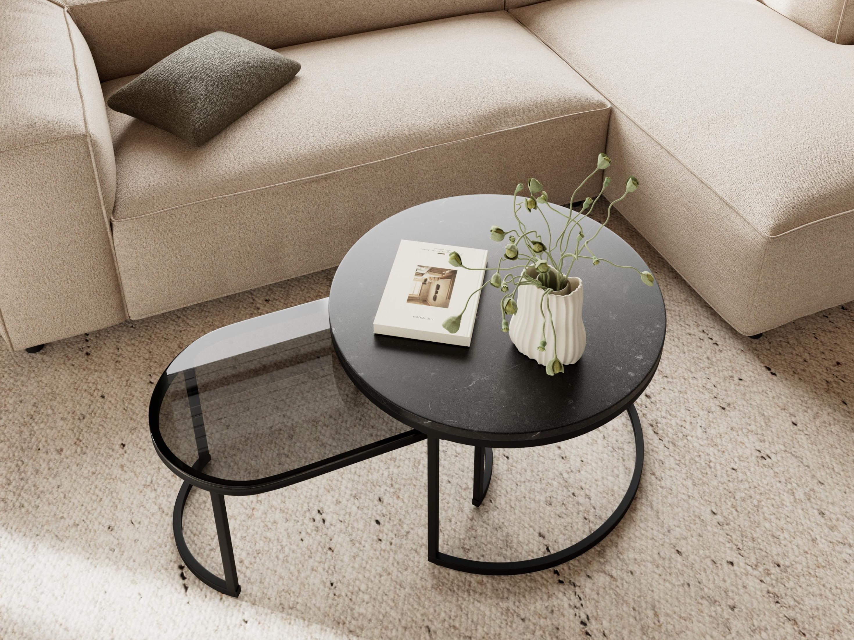 Conjunto mesa de centro Norsica 381