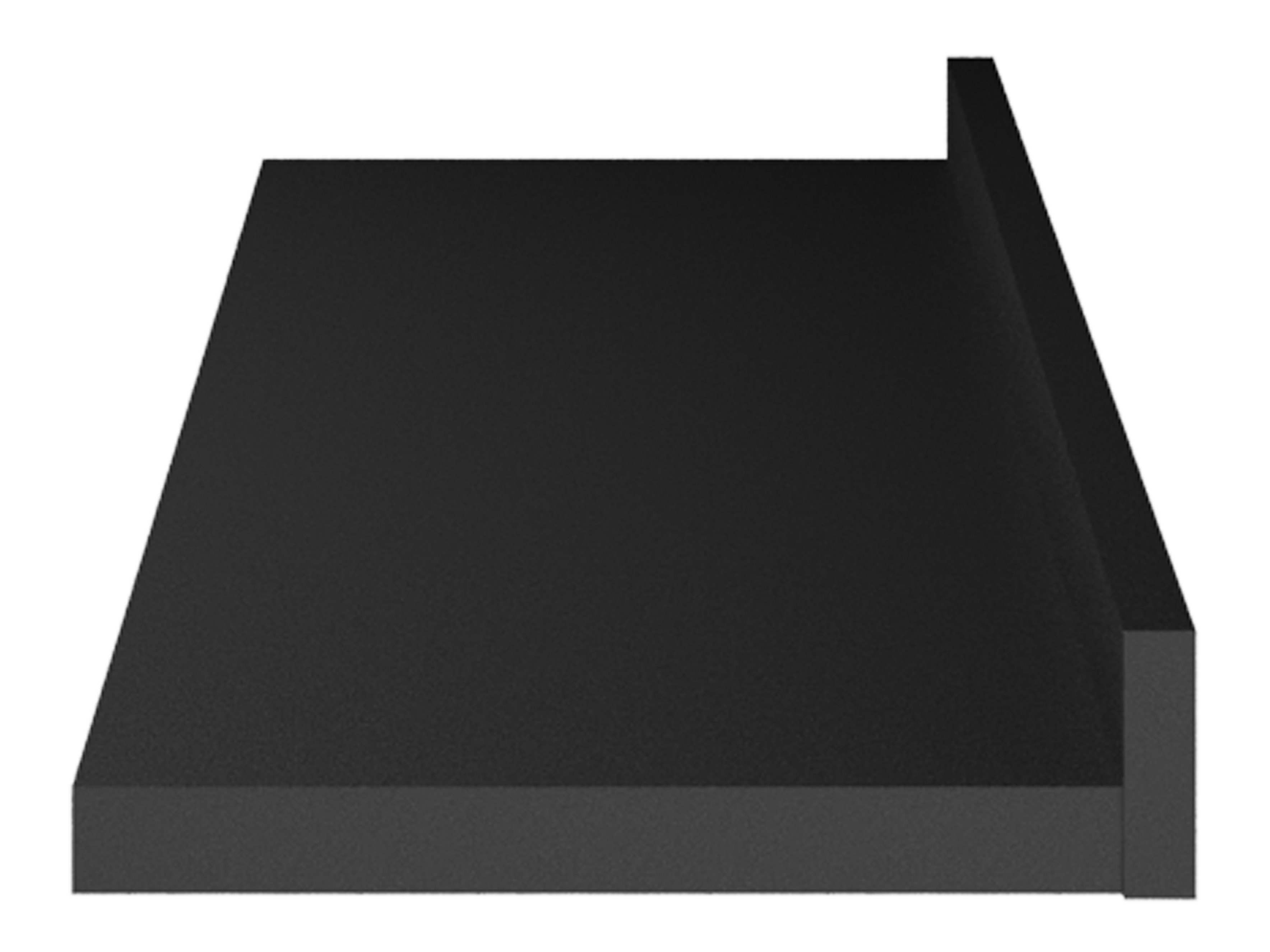 Estantería de pared Talevaro 100 (Negro)