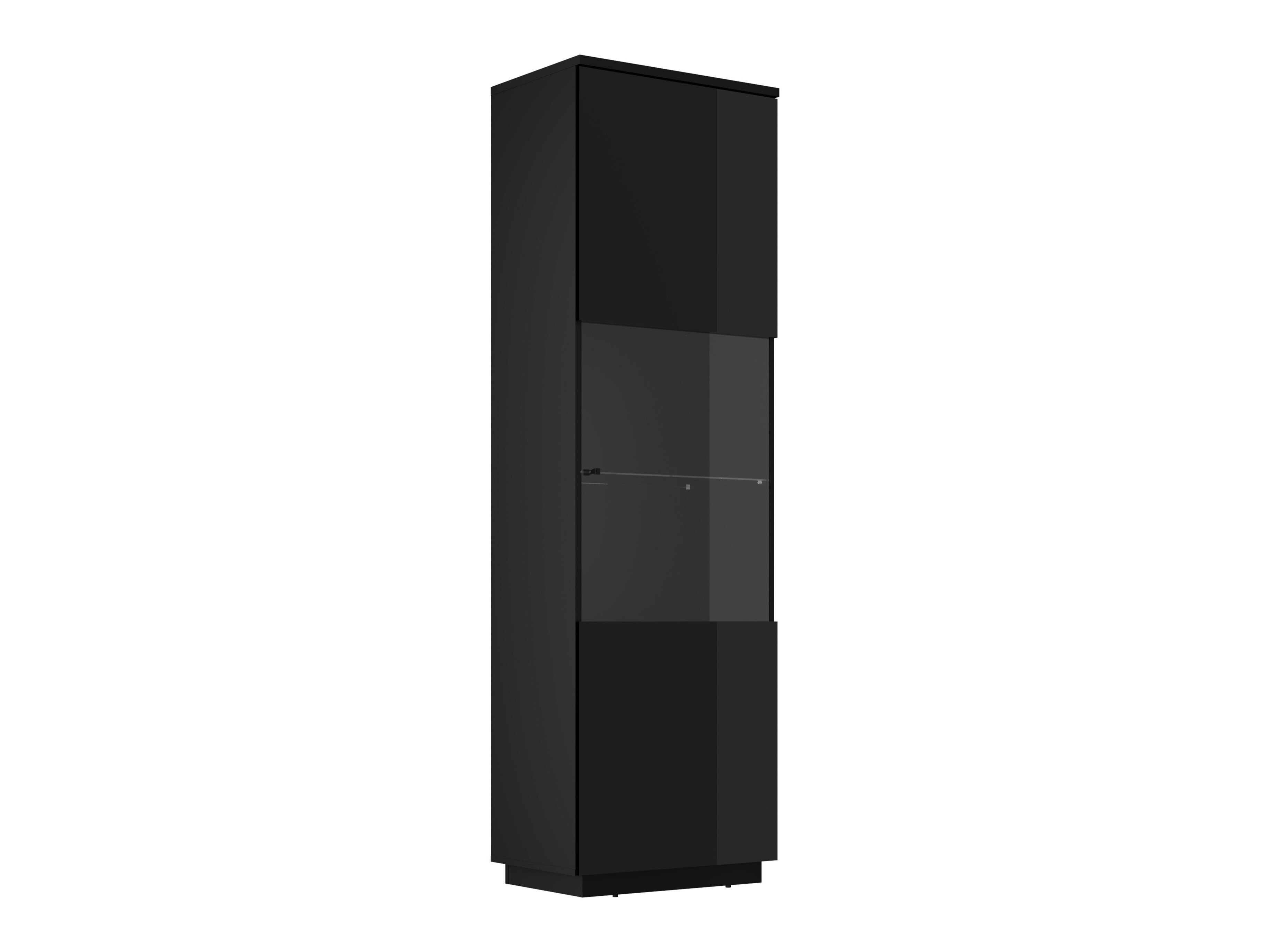 Estantería Talevaro 101 (Negro + Negro brillante)