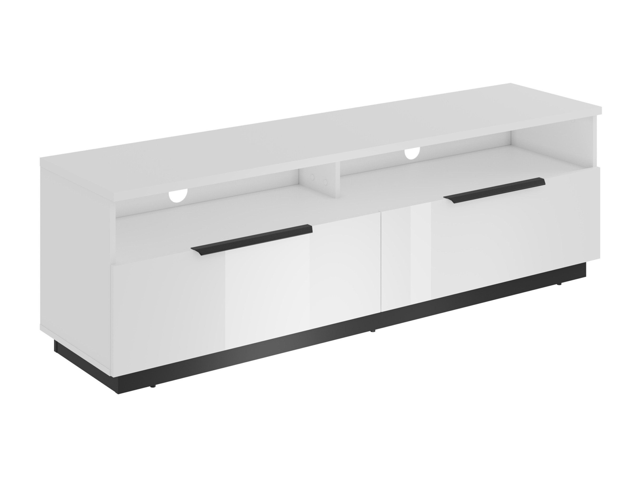 Mueble TV Talevaro 103 (Blanco + Blanco brillante)