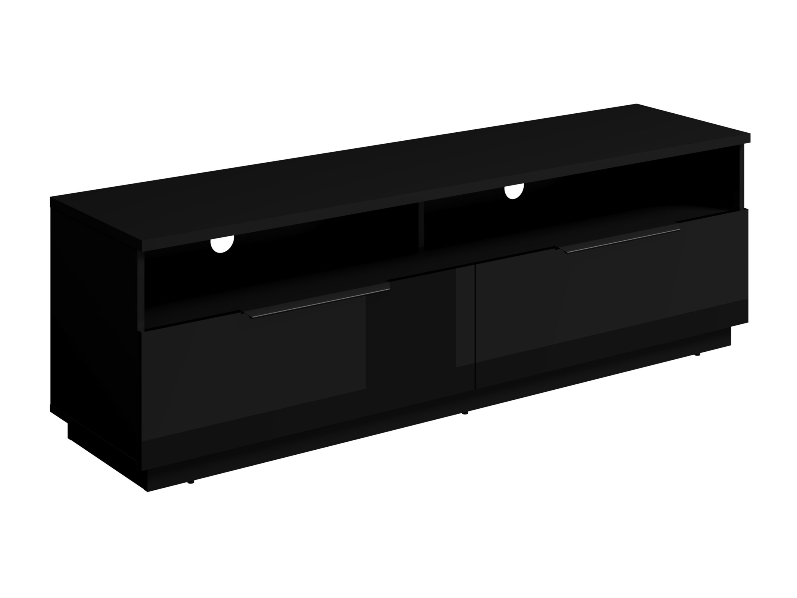 Mueble TV Talevaro 103 (Negro + Negro brillante)