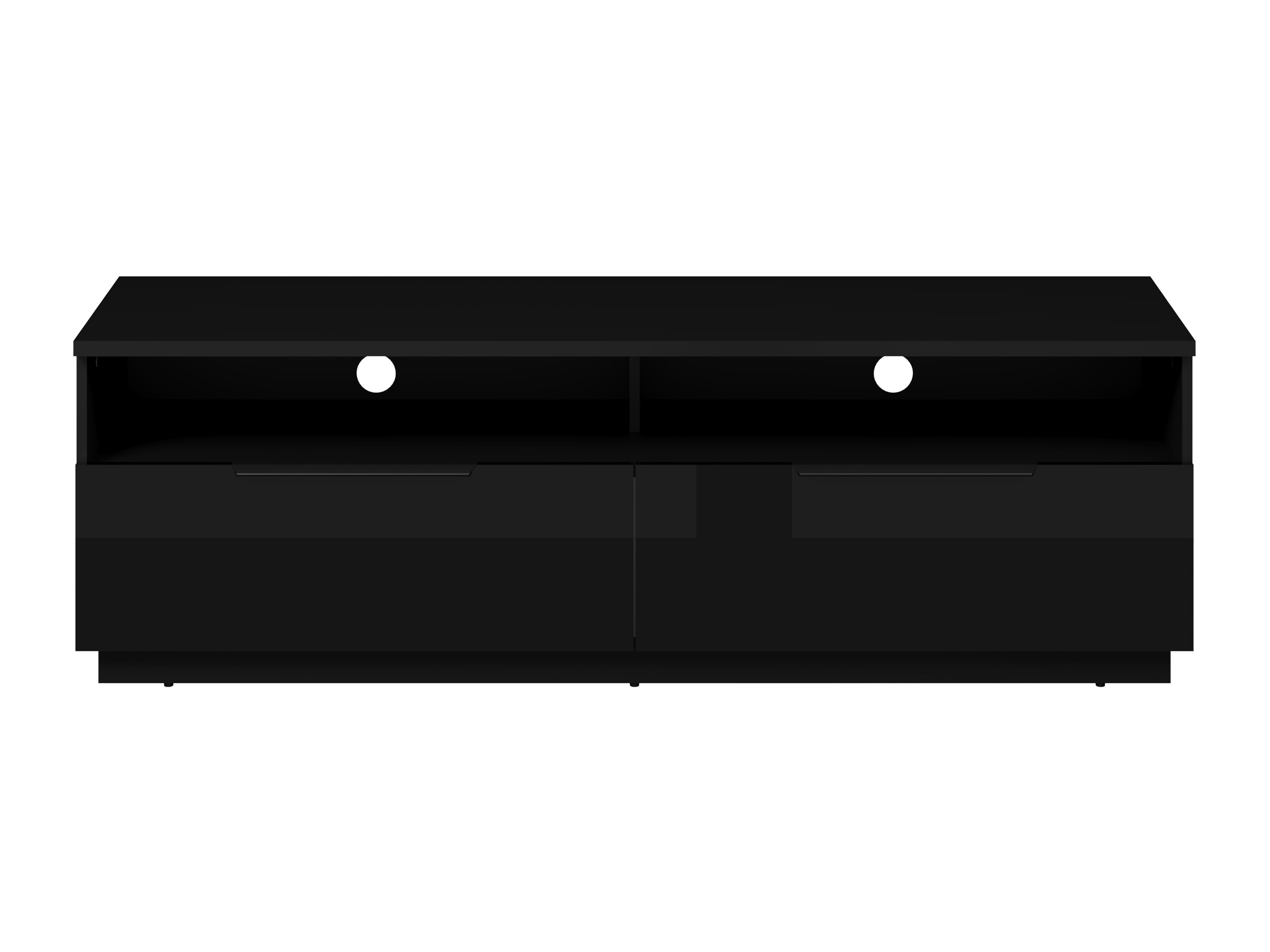 Mueble TV Talevaro 103 (Negro + Negro brillante)