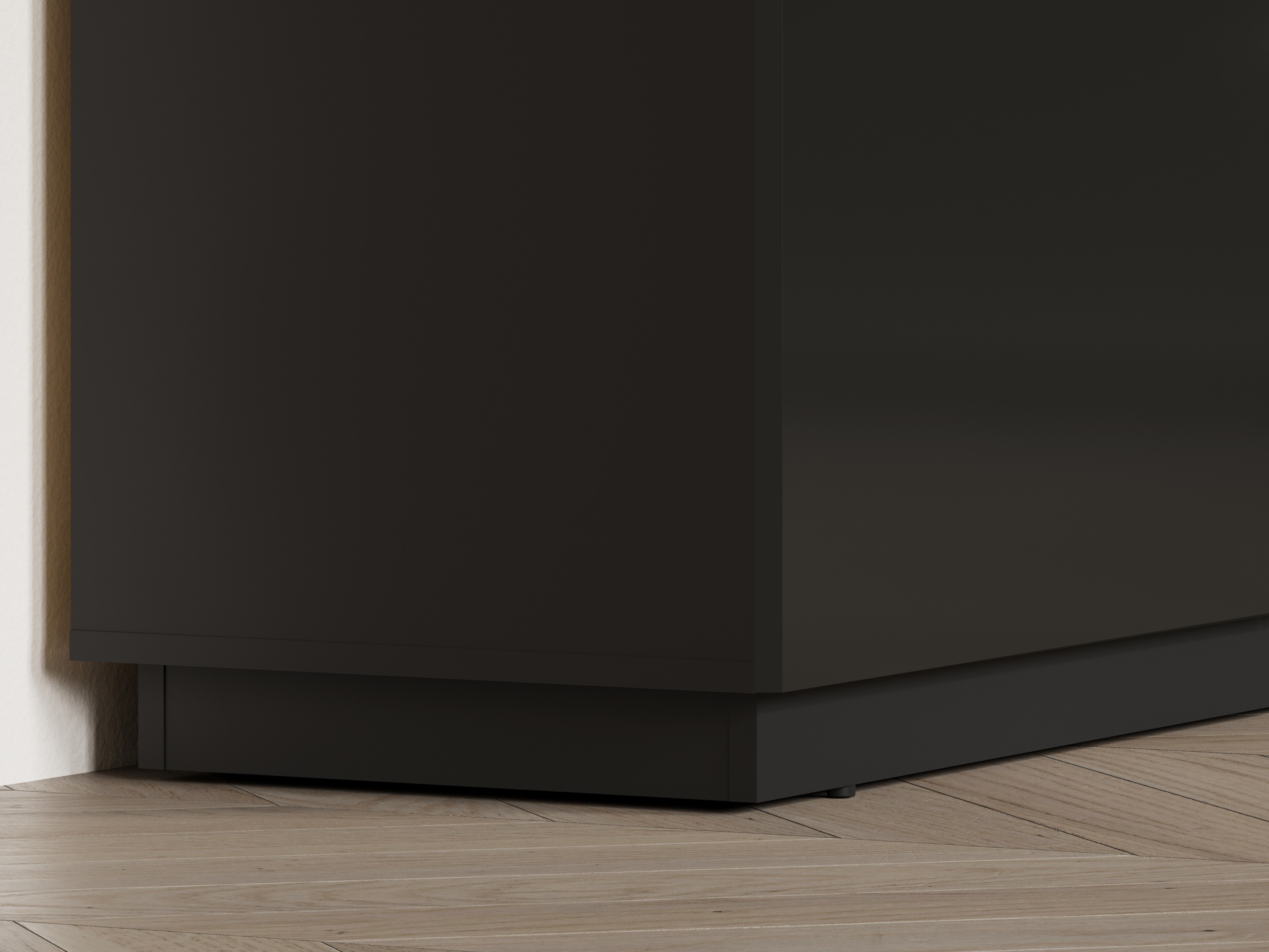 Mueble TV Talevaro 103 (Negro + Negro brillante)