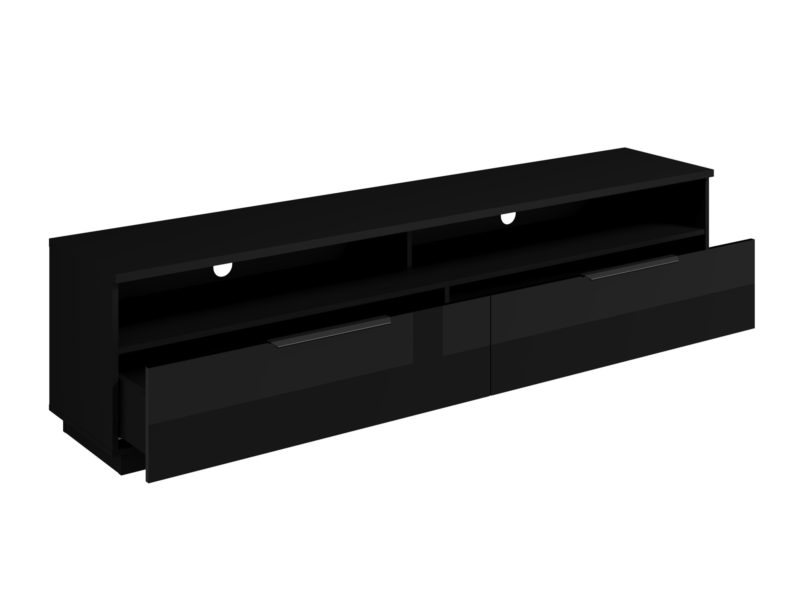 Conjunto de salón Talevaro 106 (Negro + Negro brillante)