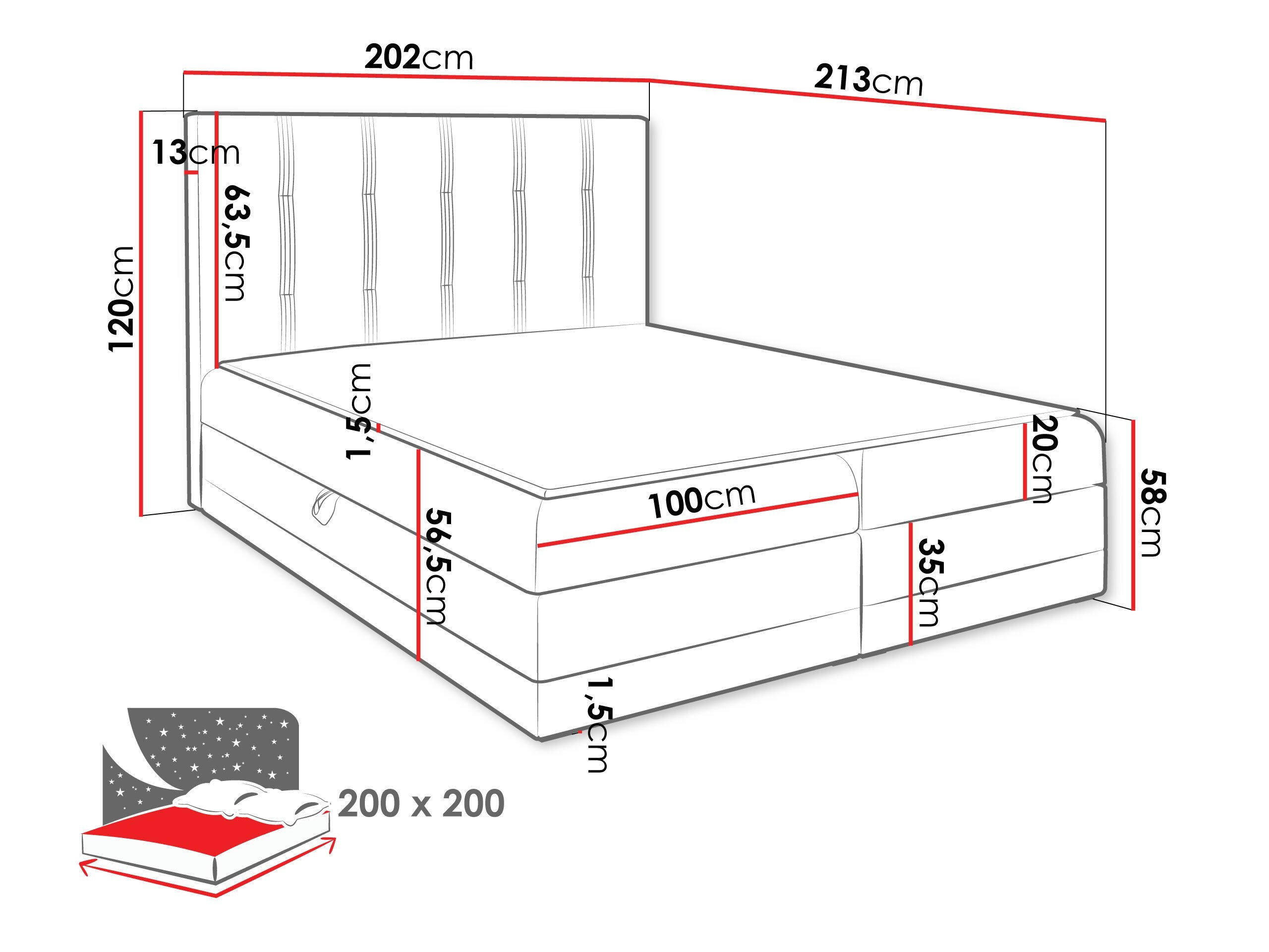 Cama continental SP7344