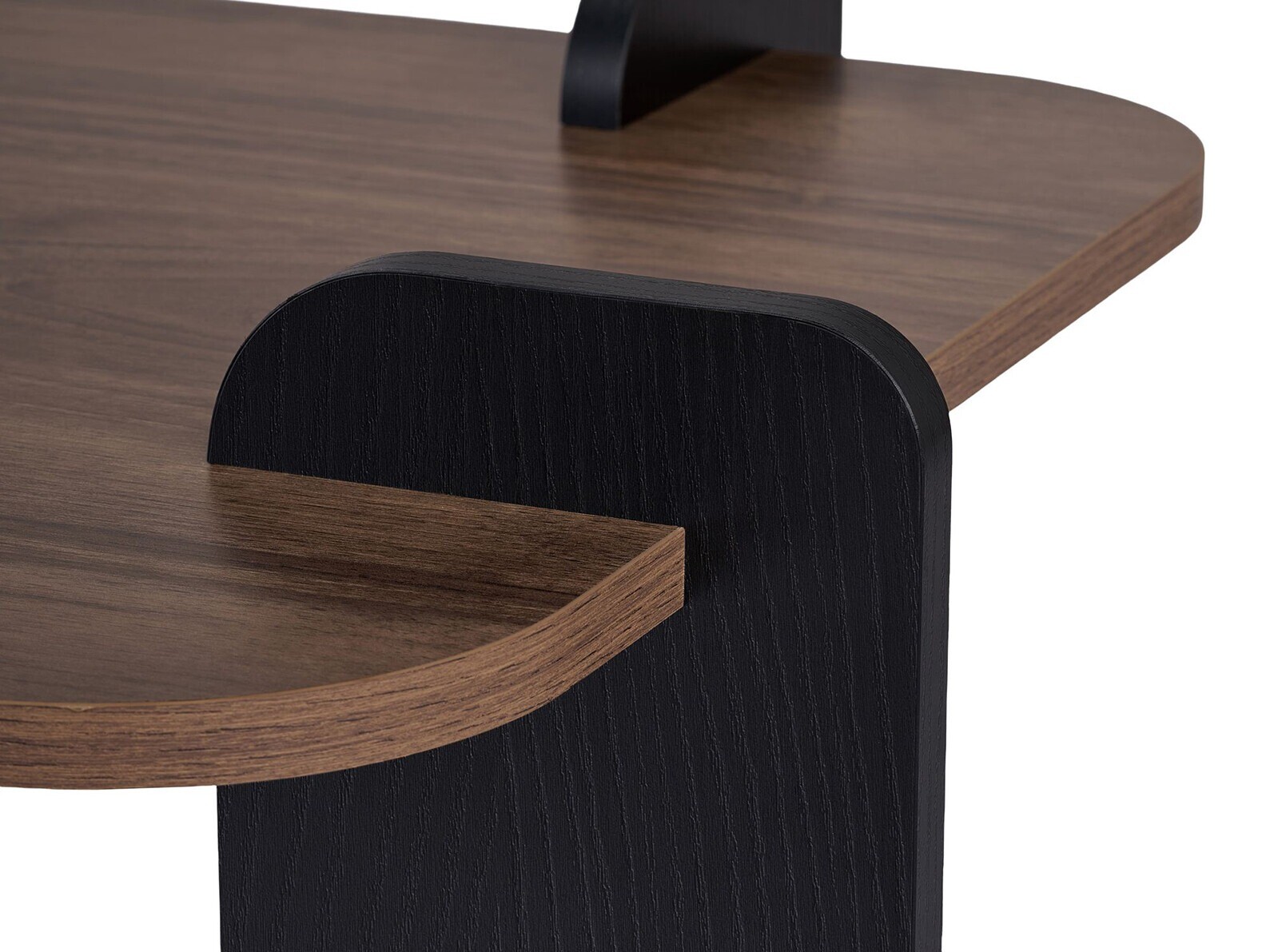 Mesa de centro Novato 170 (Nogal + Negro)