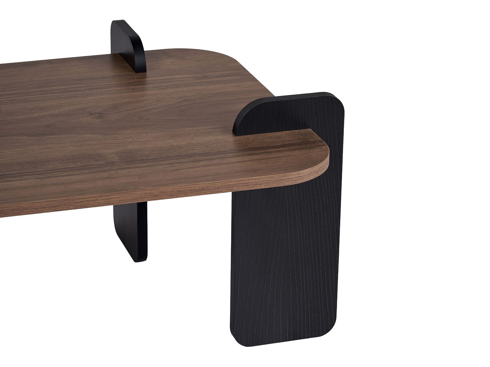 Mesa de centro Novato 170 (Nogal + Negro)