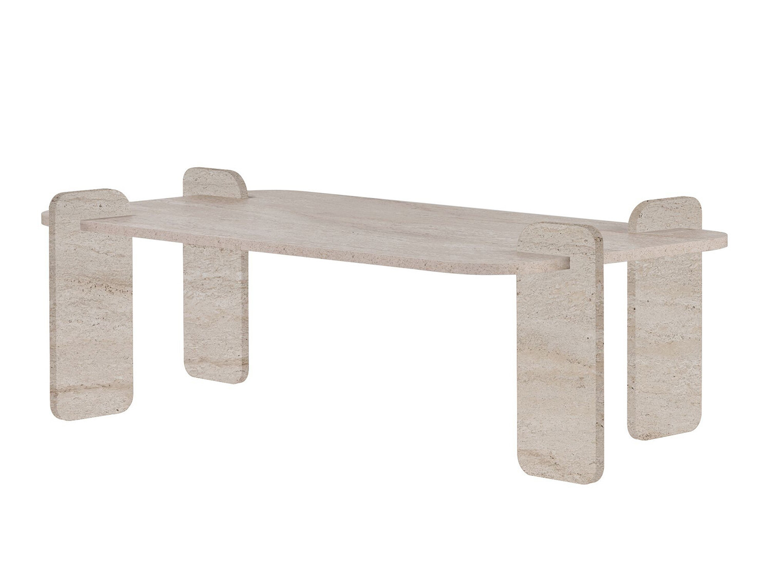 Mesa de centro Novato 170 (Travertino claro)