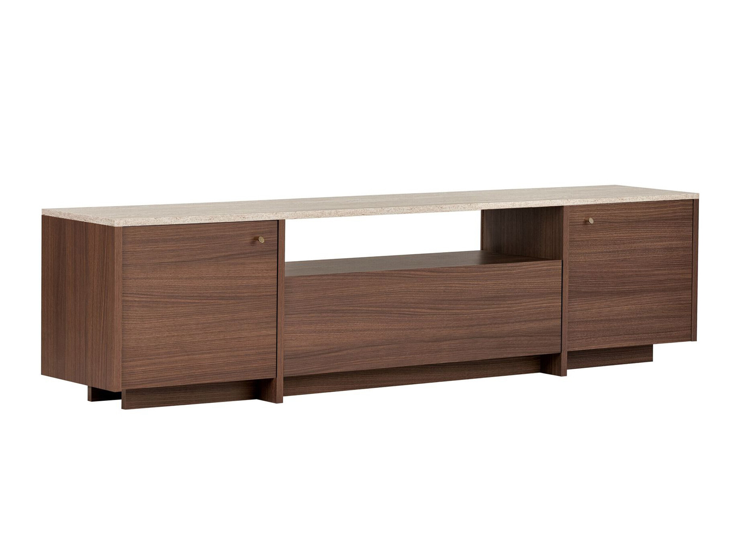 Mueble TV Novato 171 (nogal + Travertino claro)