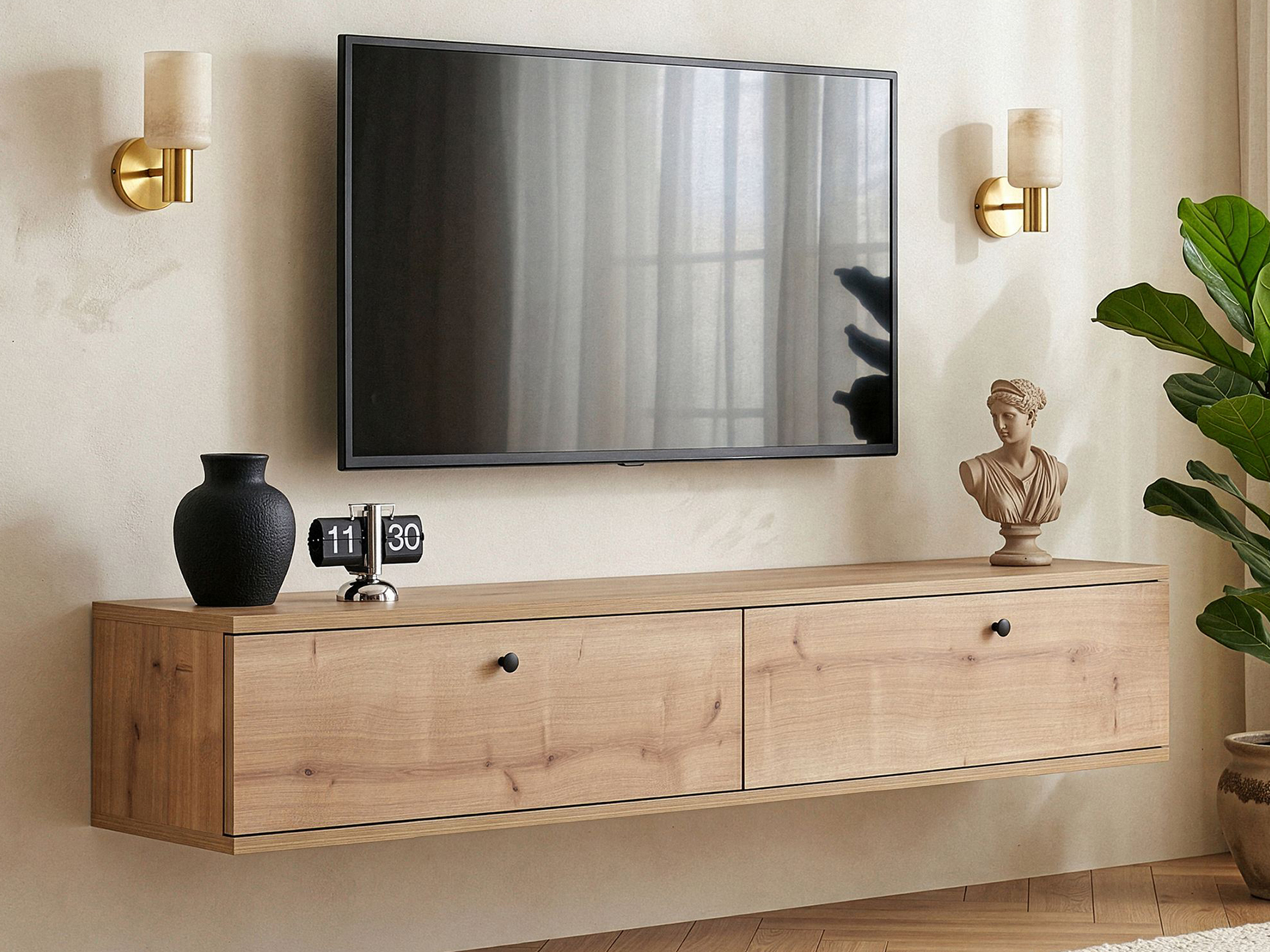 Mueble TV Novato 174 (Roble)