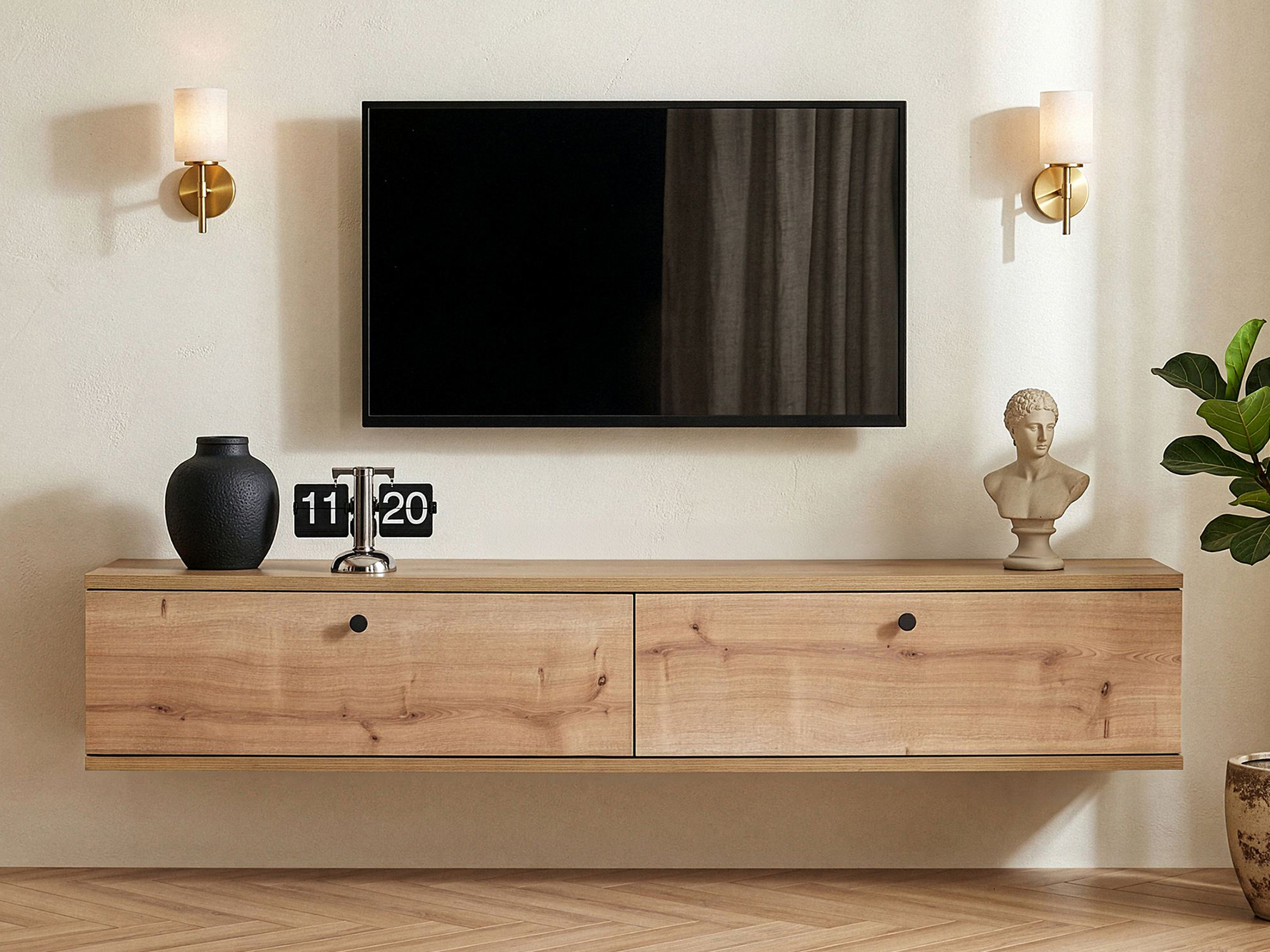 Mueble TV Novato 174 (Roble)