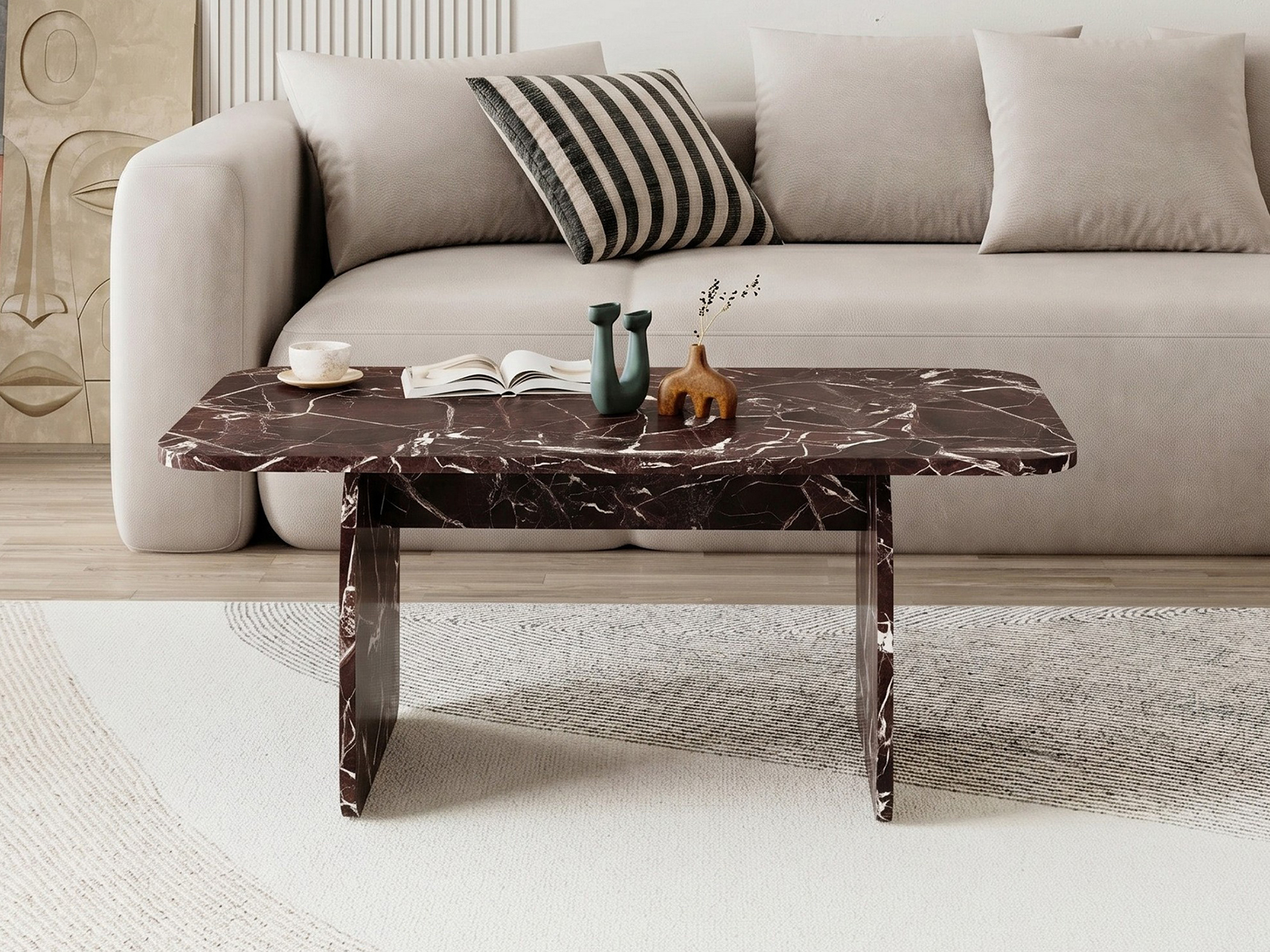 Mesa de centro Novato 179 (Mármol marrón)