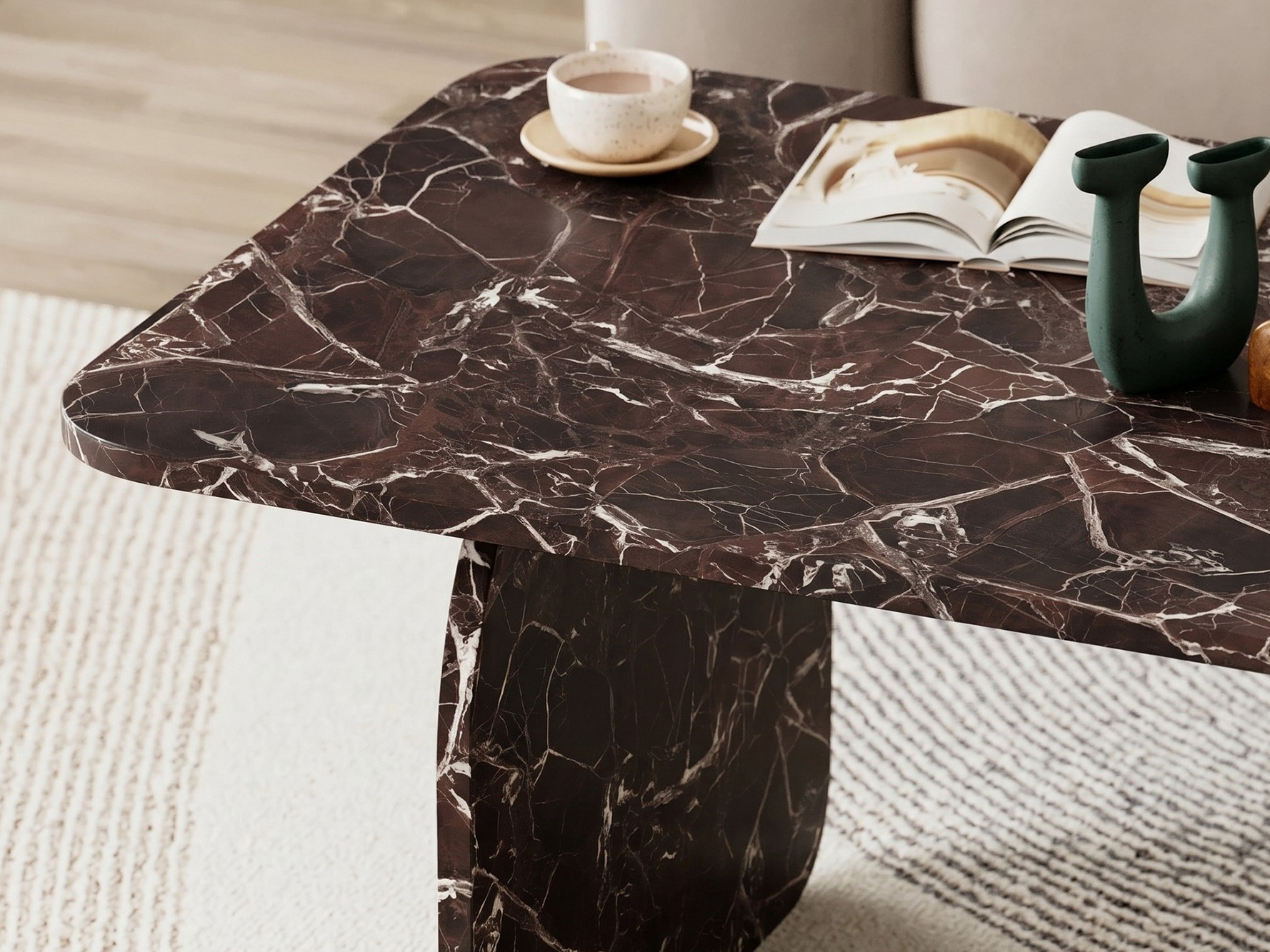 Mesa de centro Novato 179 (Mármol marrón)