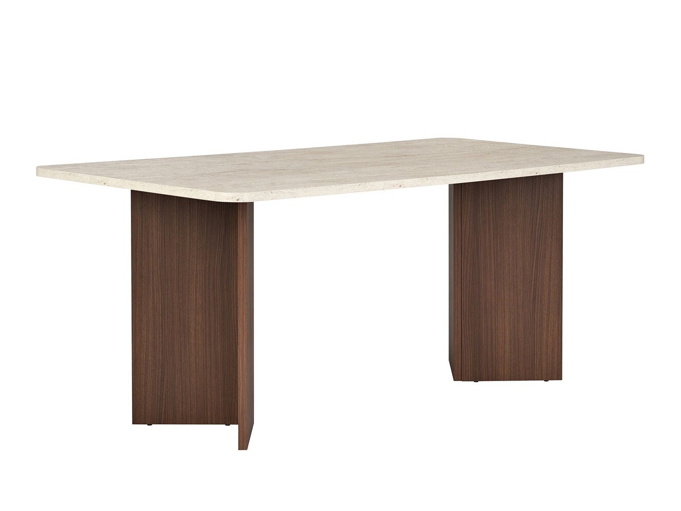 Mesa Novato 150 (Travertino claro + Nogal)