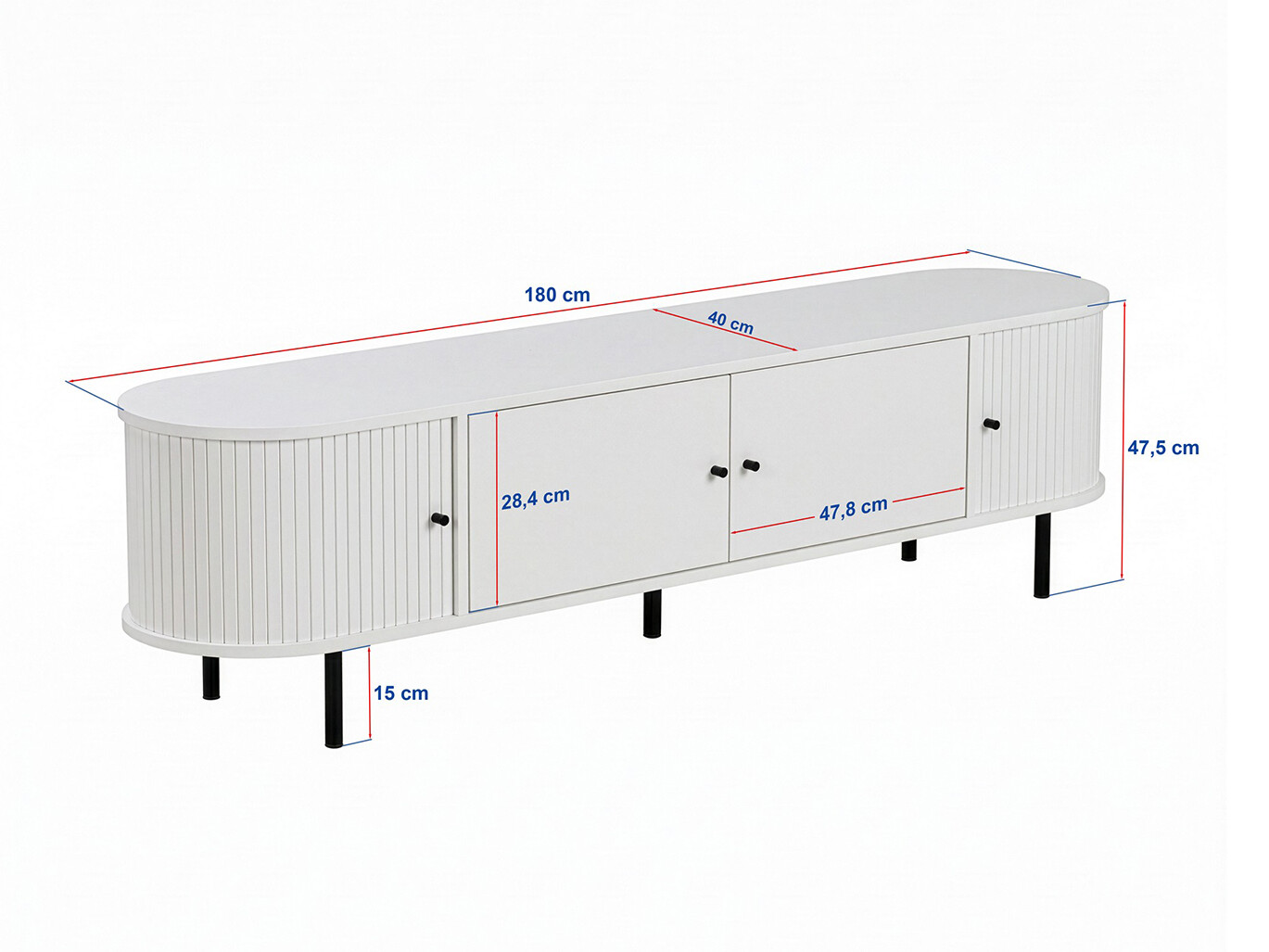 Mueble TV Novato 178 (Nogal)