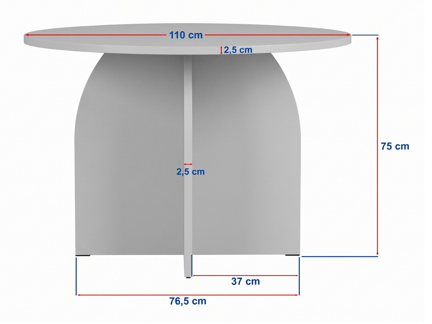 Mesa Novato 182 (Roble)