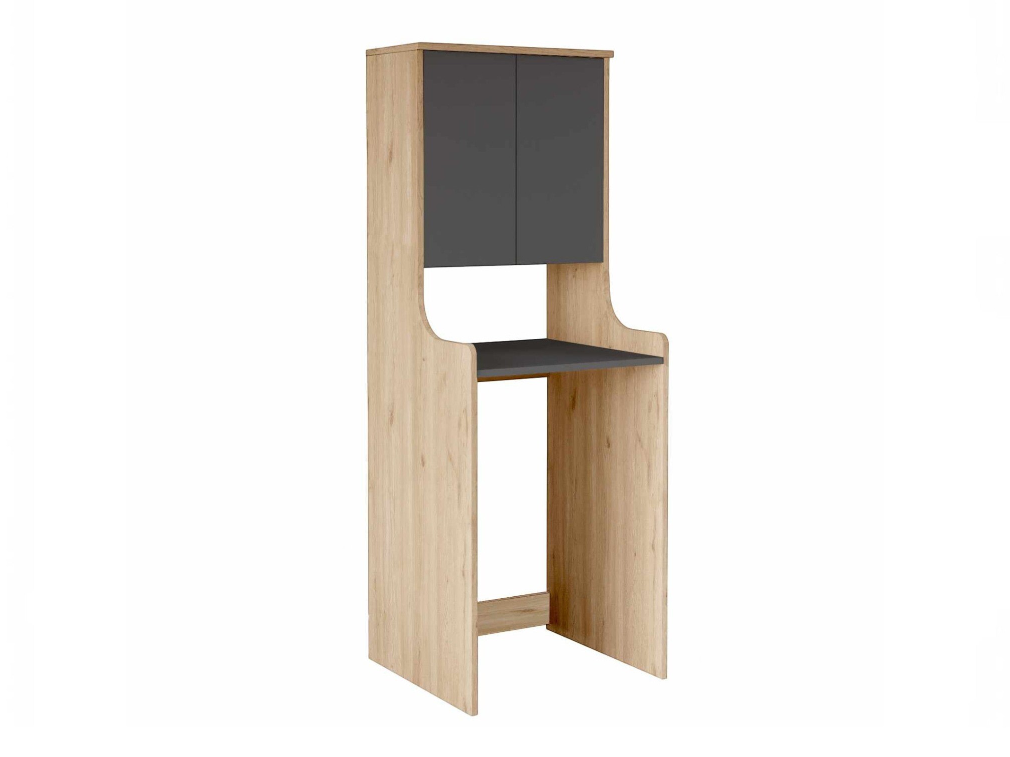 Estantería para baño Kailua 2854 (Luminoso madera + Antracita)