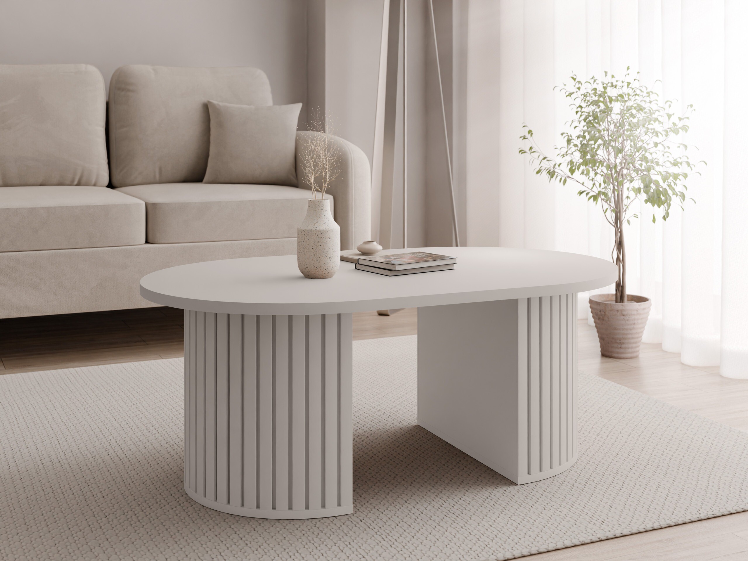 Mesa de centro Comfivo Ulma (Beige)
