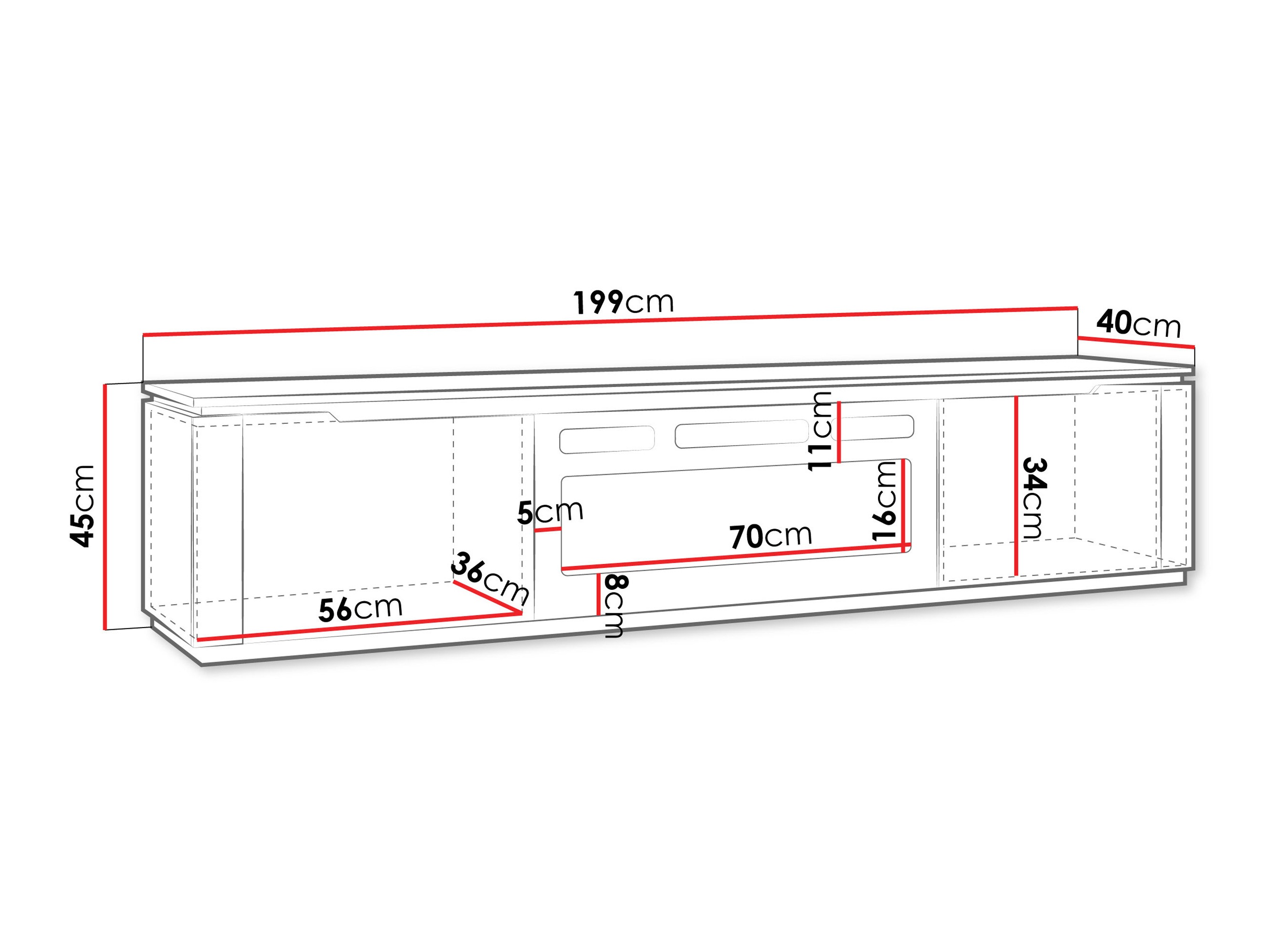 Mueble TV Comfivo Ovitas I