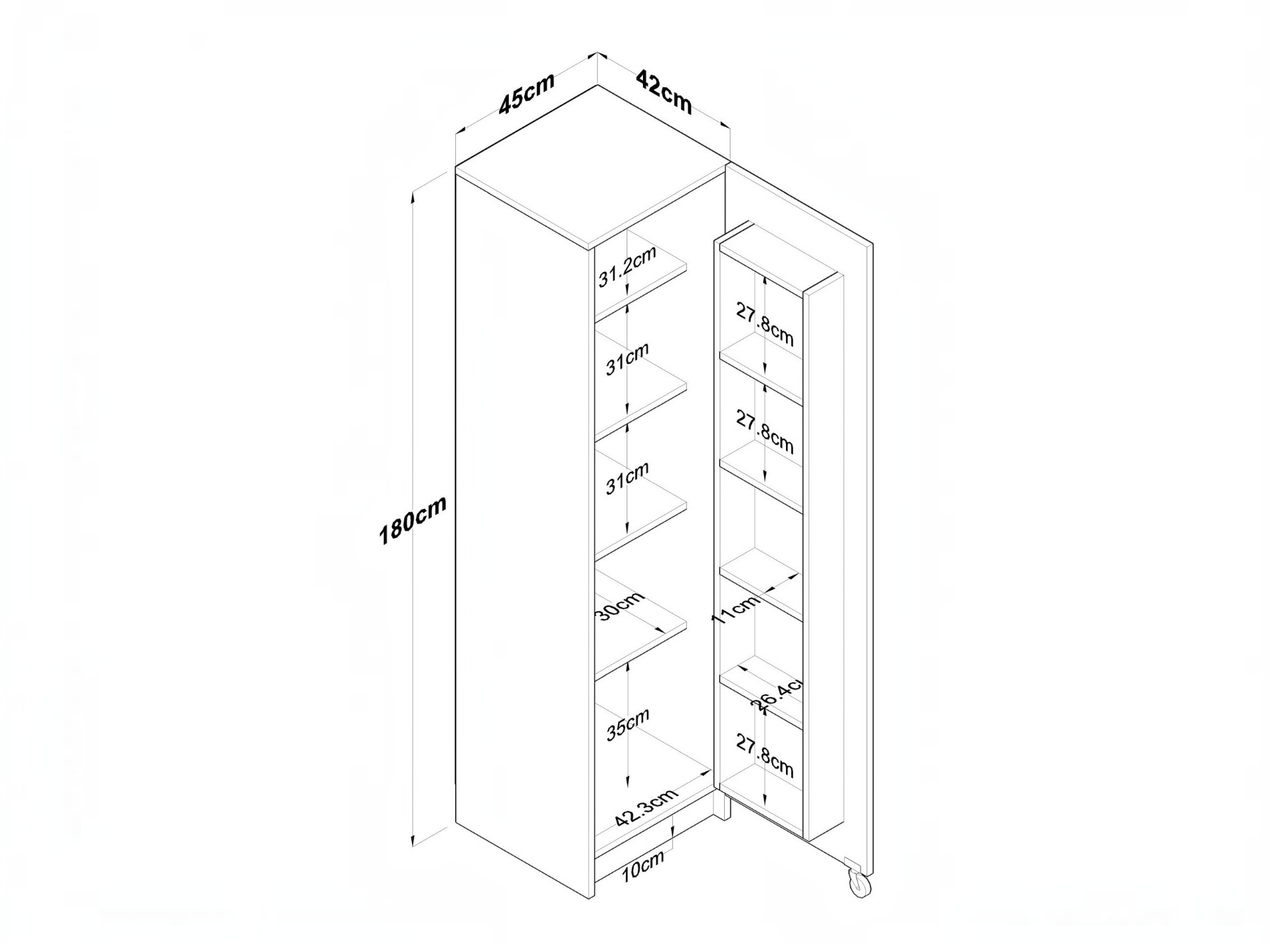 Mueble multifuncional Kailua 2879