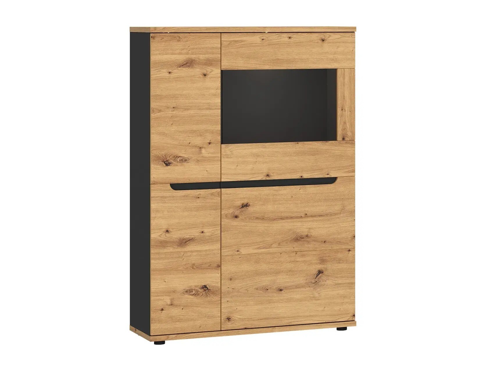 Aparador Deldori 102 (Roble Artisan + Antracita)