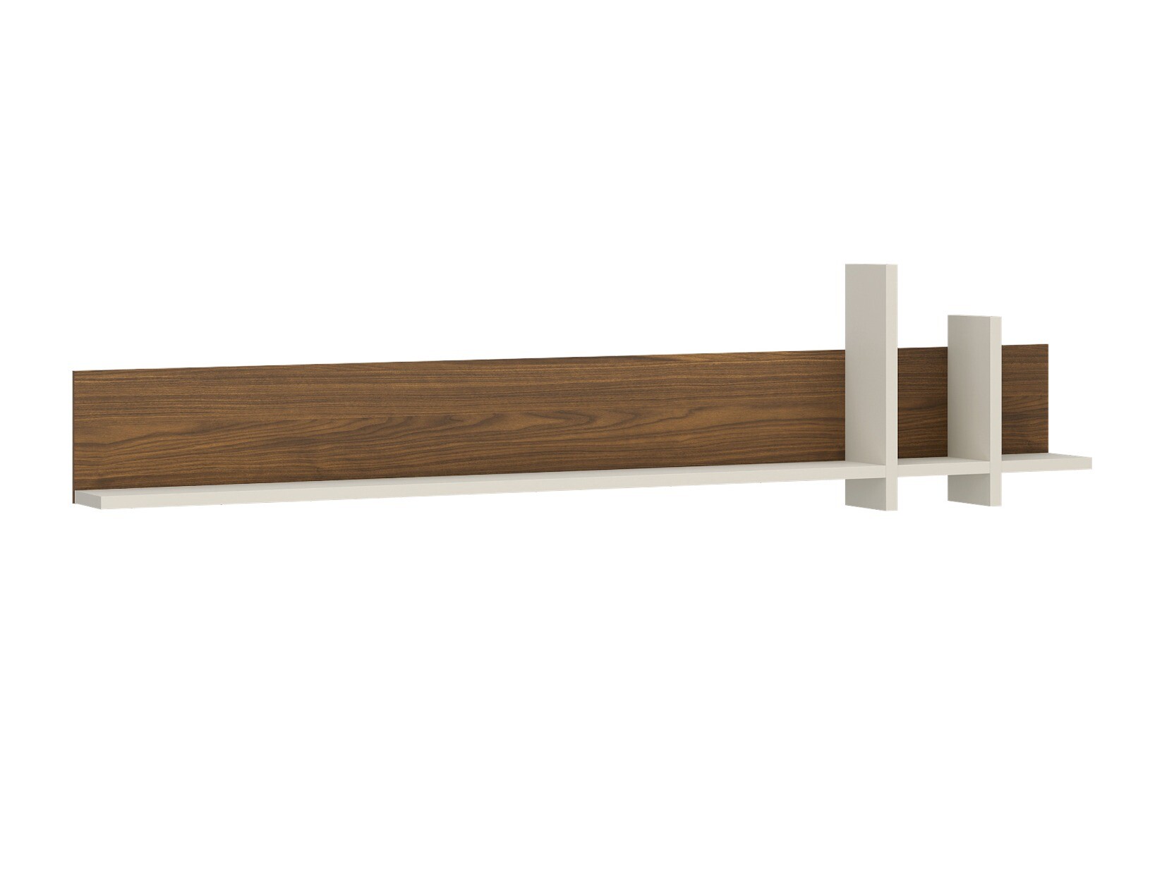 Estantería de pared Deldori 111 (Cachemira + Nogal)