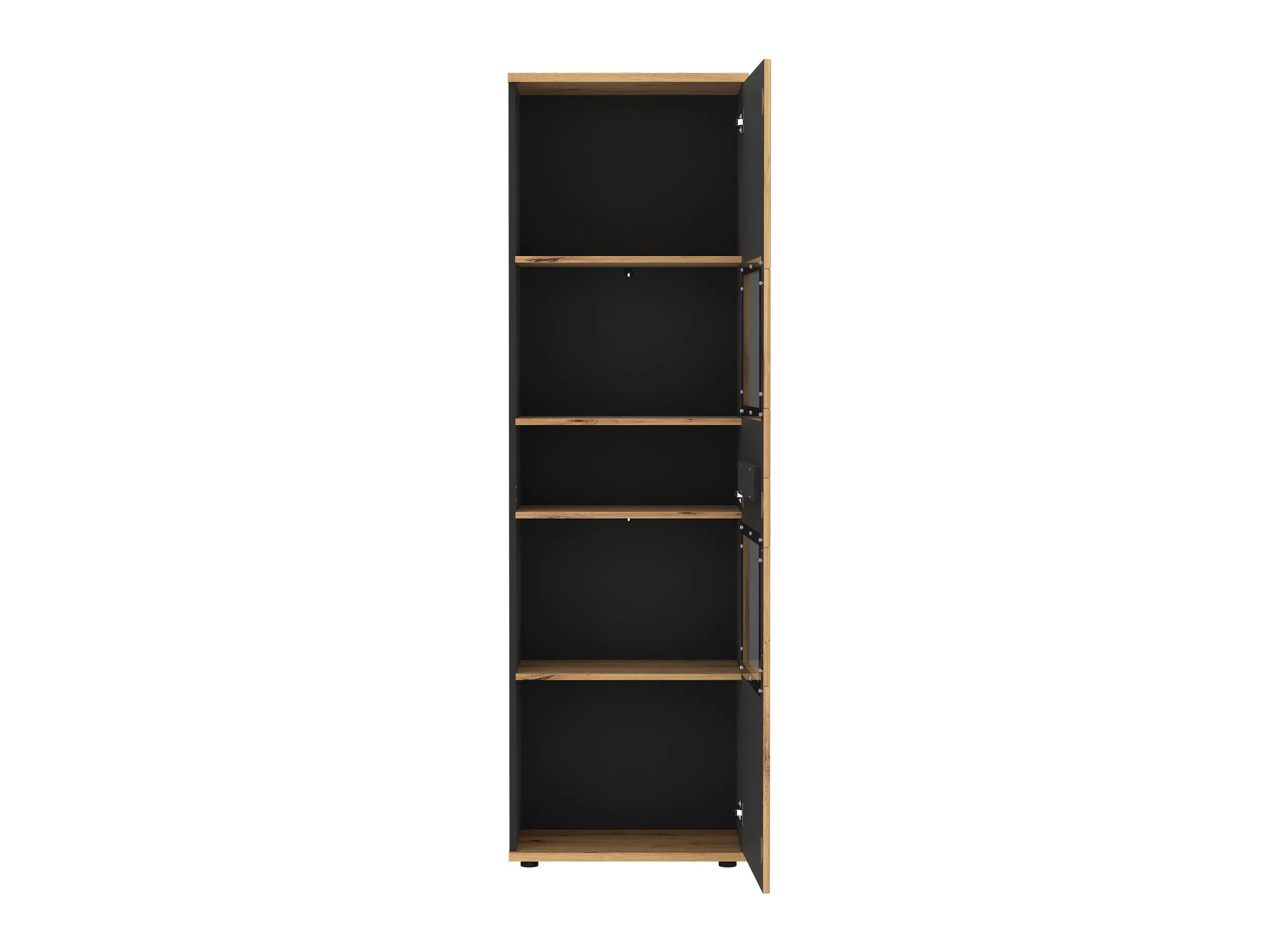 Estantería Deldori 108 (Roble Artisan + Antracita)
